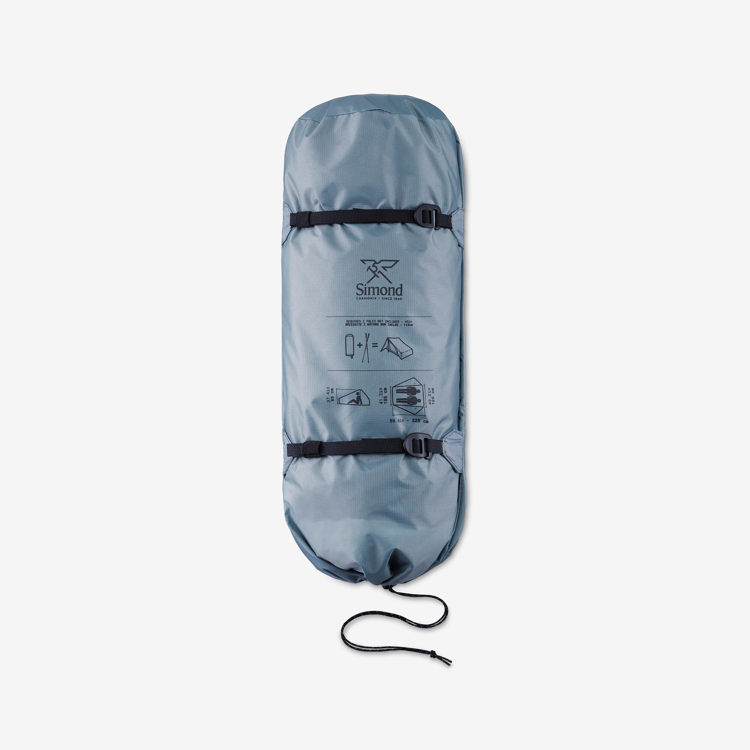 Ultraleichtes und kompaktes 2-Personen-Trekking-Tarpzelt MT900 2/11