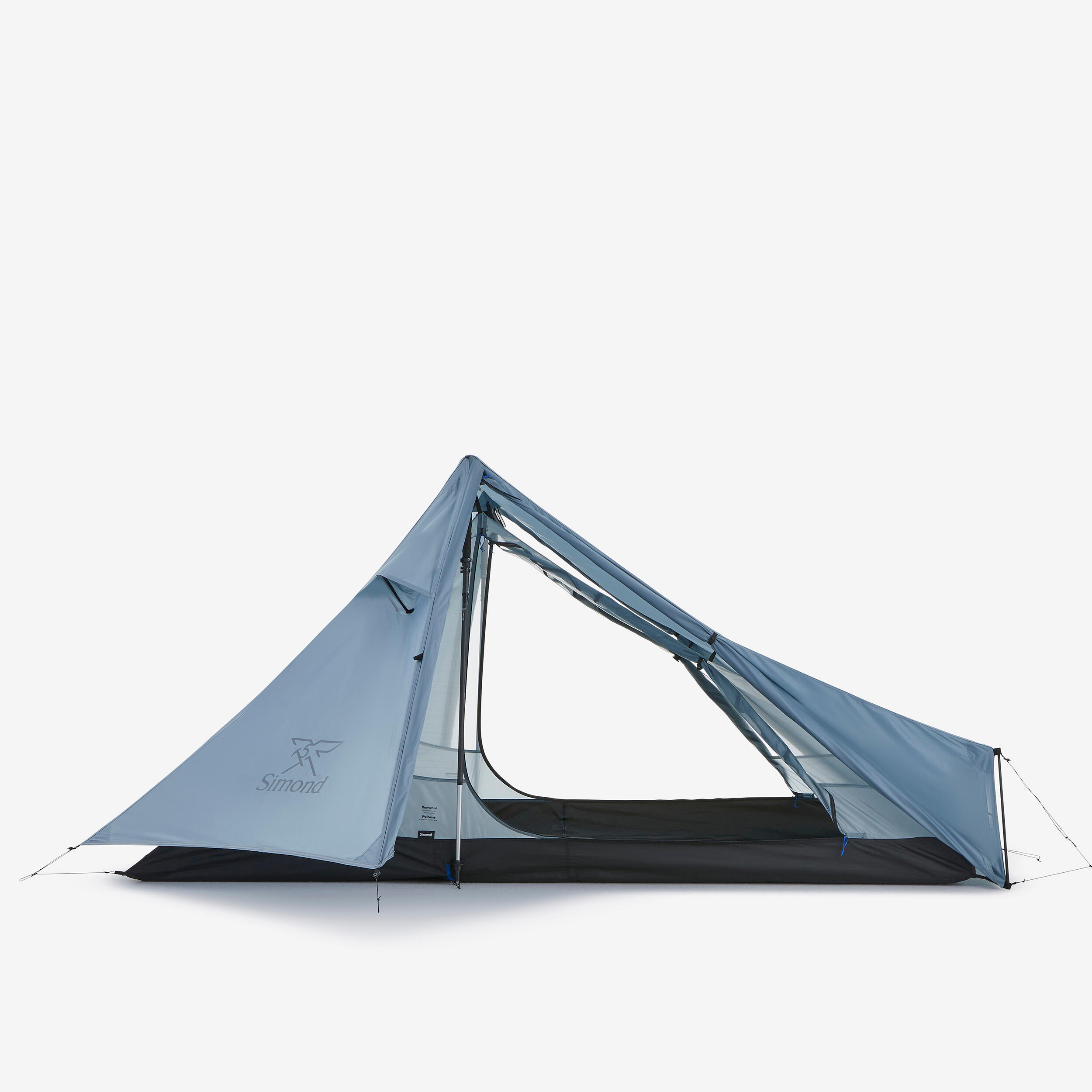 Ultraleichtes und kompaktes 2-Personen-Trekking-Tarpzelt MT900 8/11