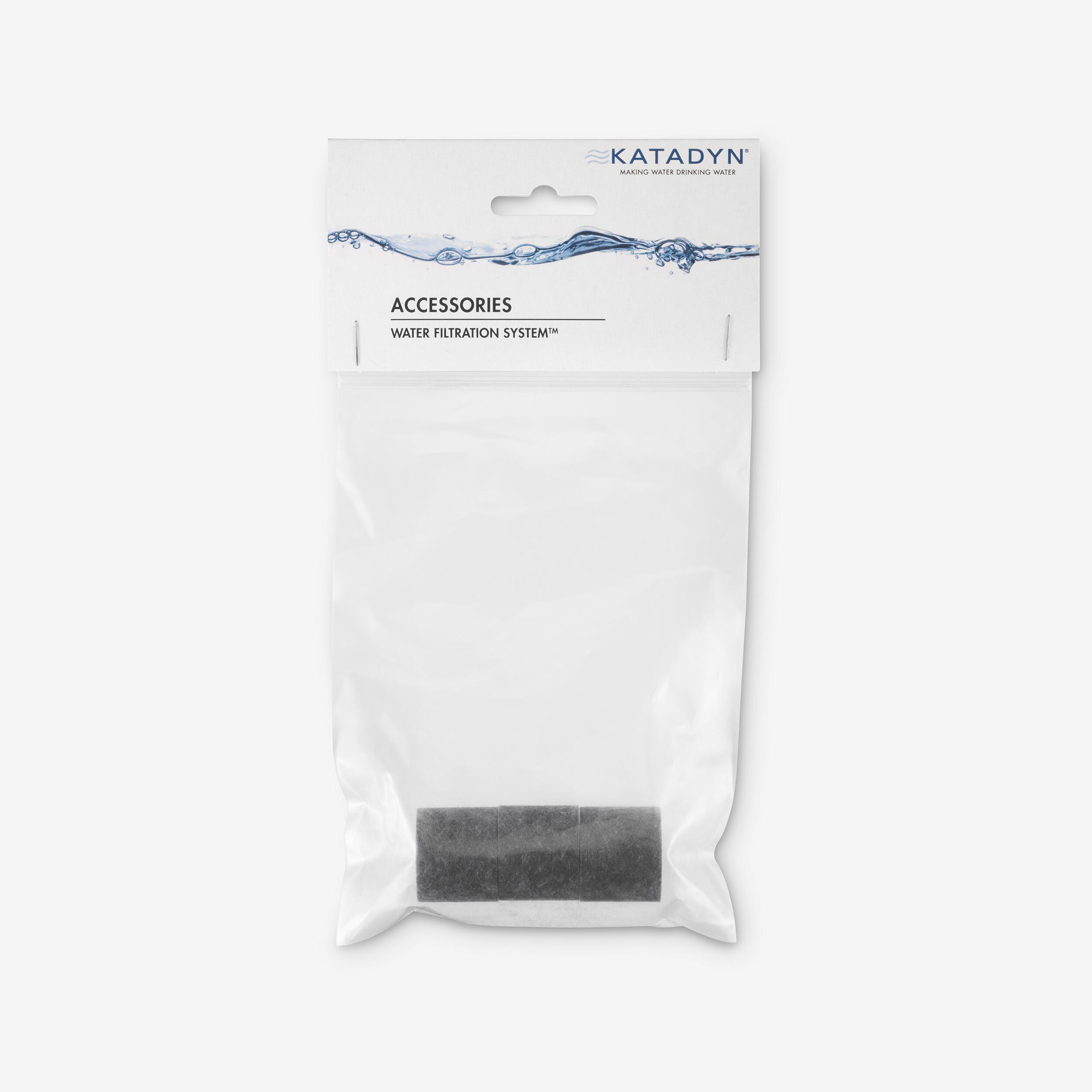 Charbon de remplacement pour gourde BeFree 1L, kit de 3 pièces 3/3