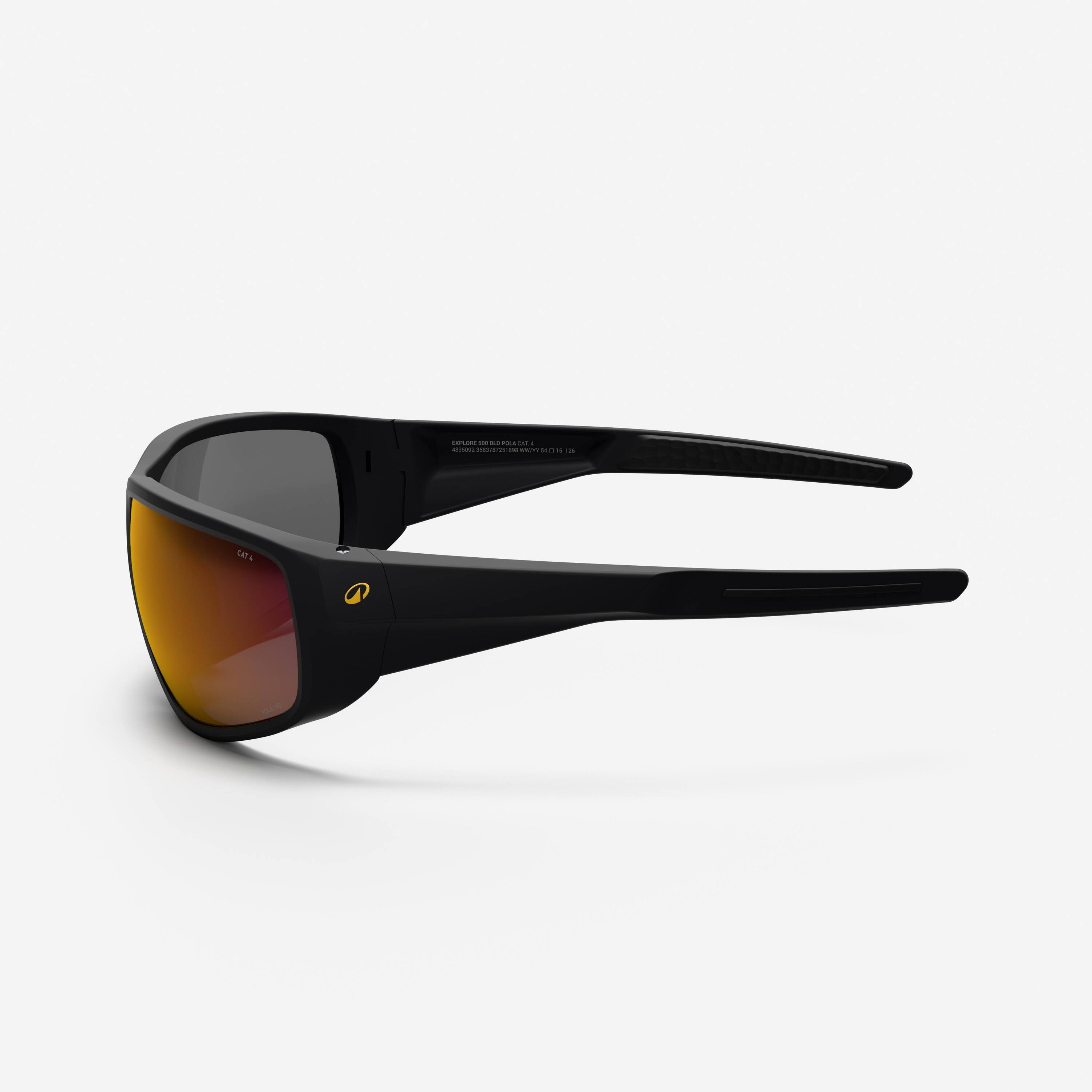 Category 4 polarised HD sport sunglasses, Explore 500 BLD -  3