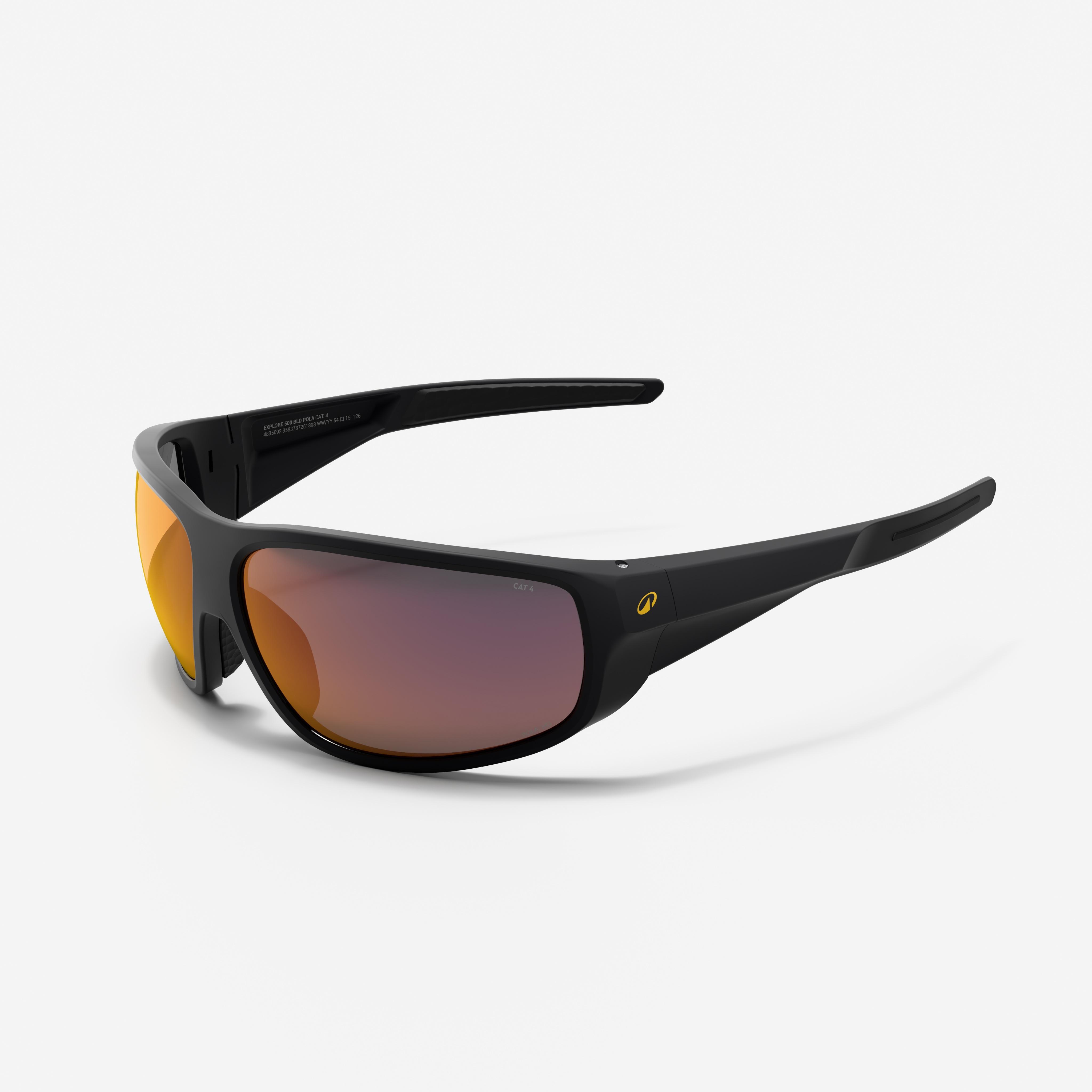 Category 4 polarised HD sport sunglasses, Explore 500 BLD