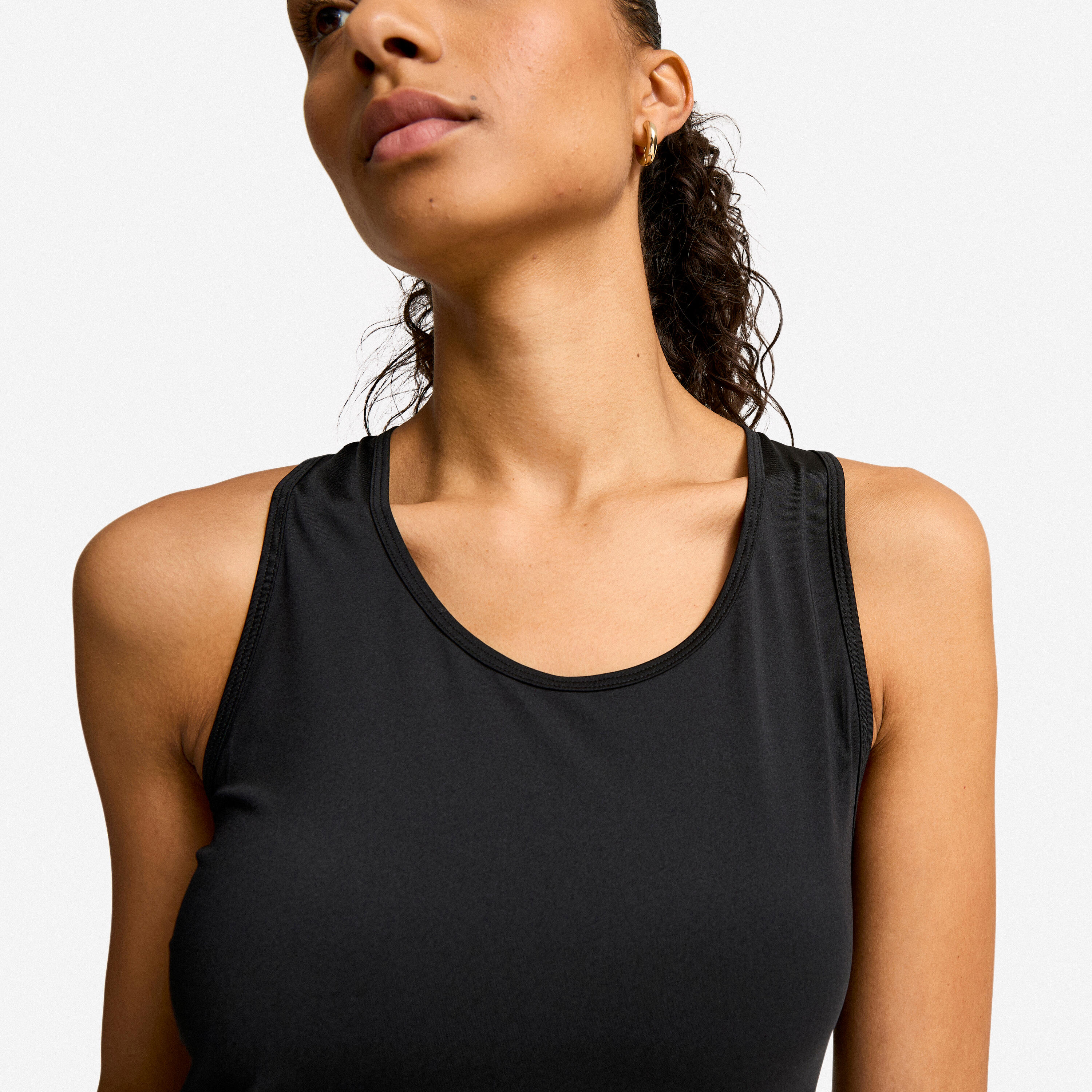 Débardeur Basic femme noir 4/7