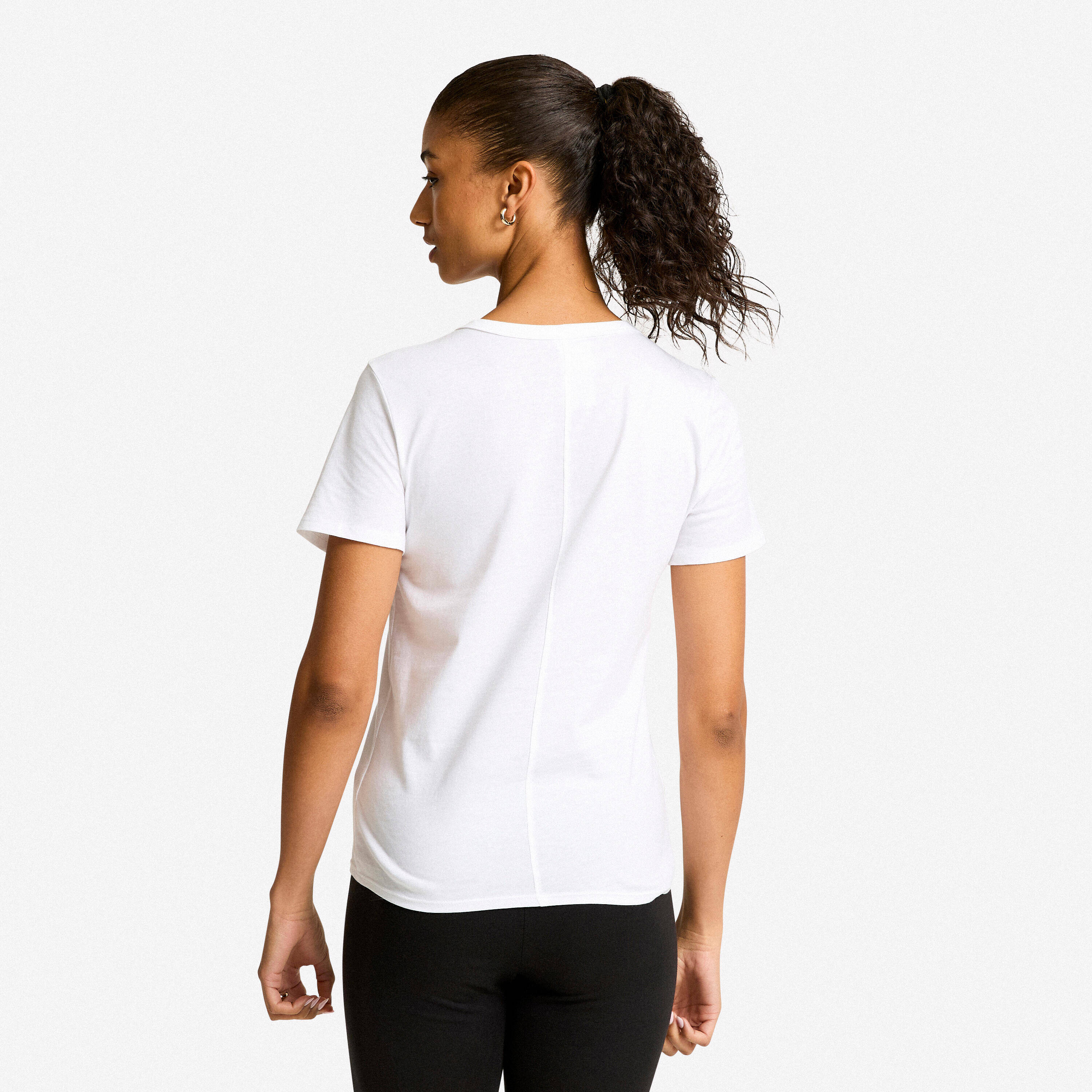 Women's Fitness T-Shirt 100 - Glacier White -  5