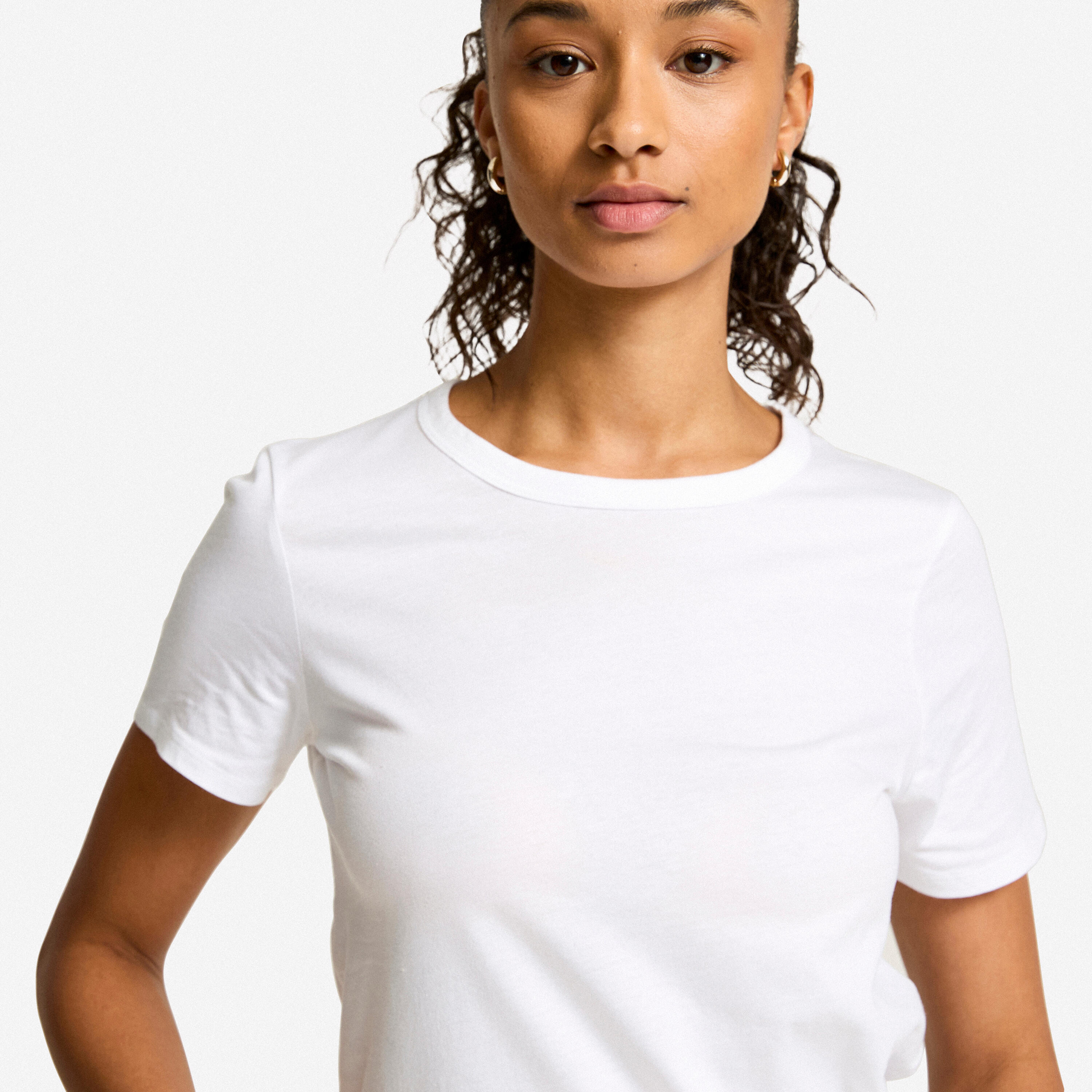 T-shirt de sport femme – 100 blanc 2/9