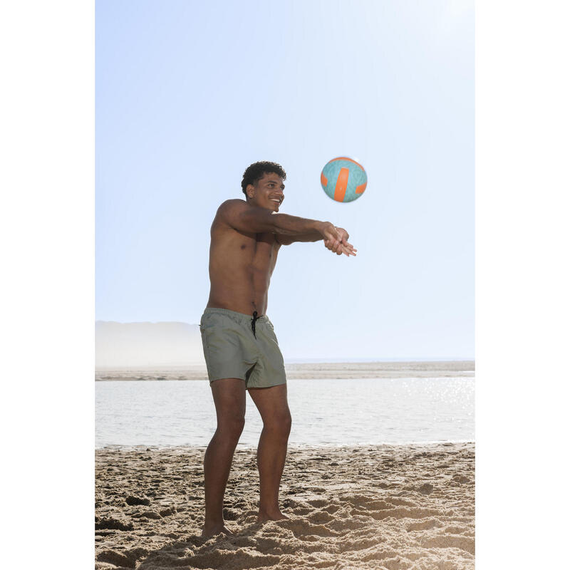 Minge de volei pe plajă BV500 albastru portocaliu