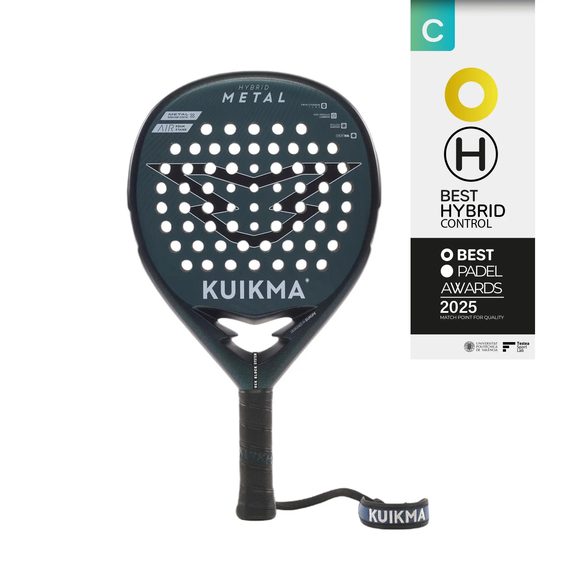 PALA PÁDEL KUIKMA HYBRID METAL 4/17