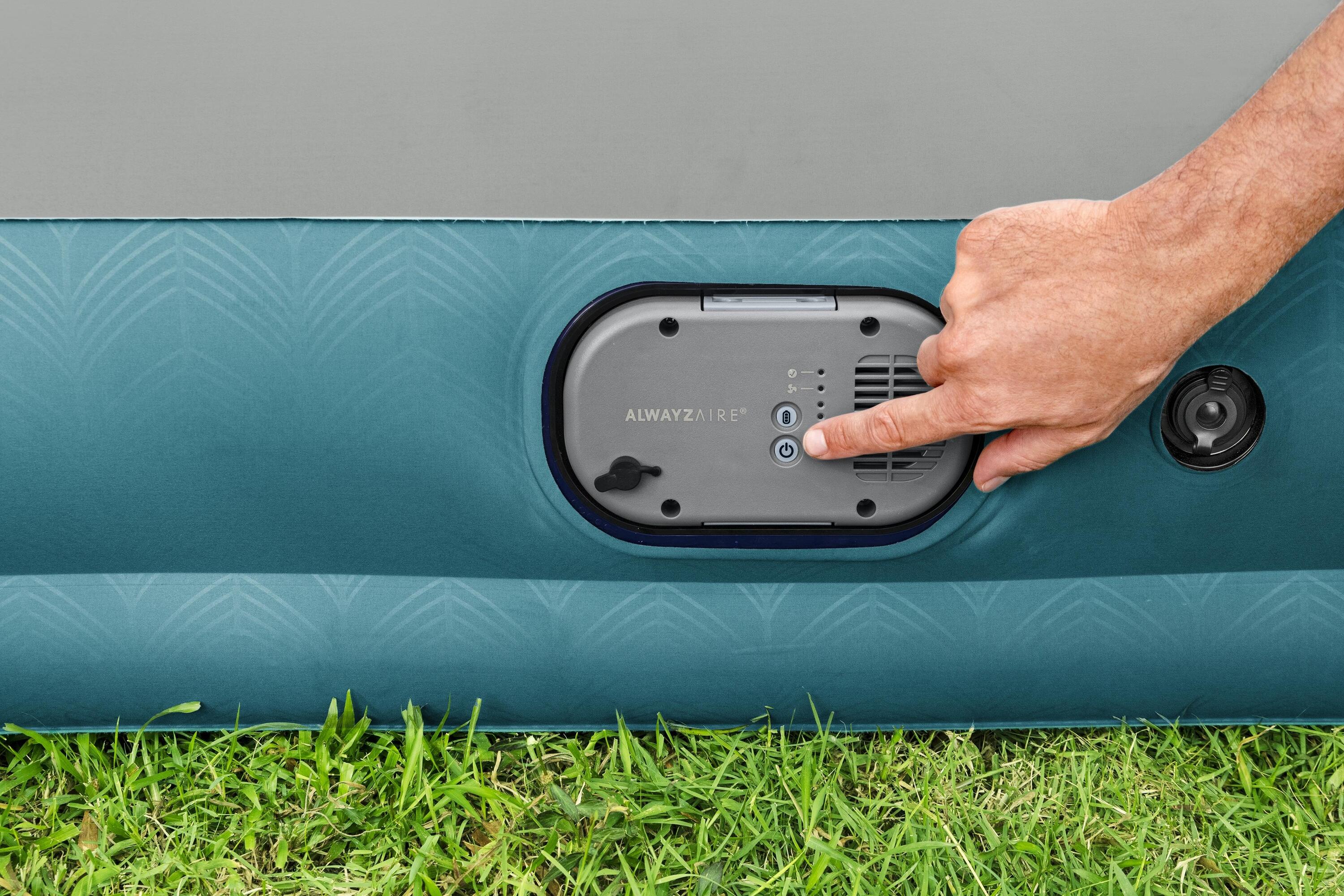 Matelas Gonflable Luxear 2 Places Avec Pompe Intégrée, Camping, Pliable