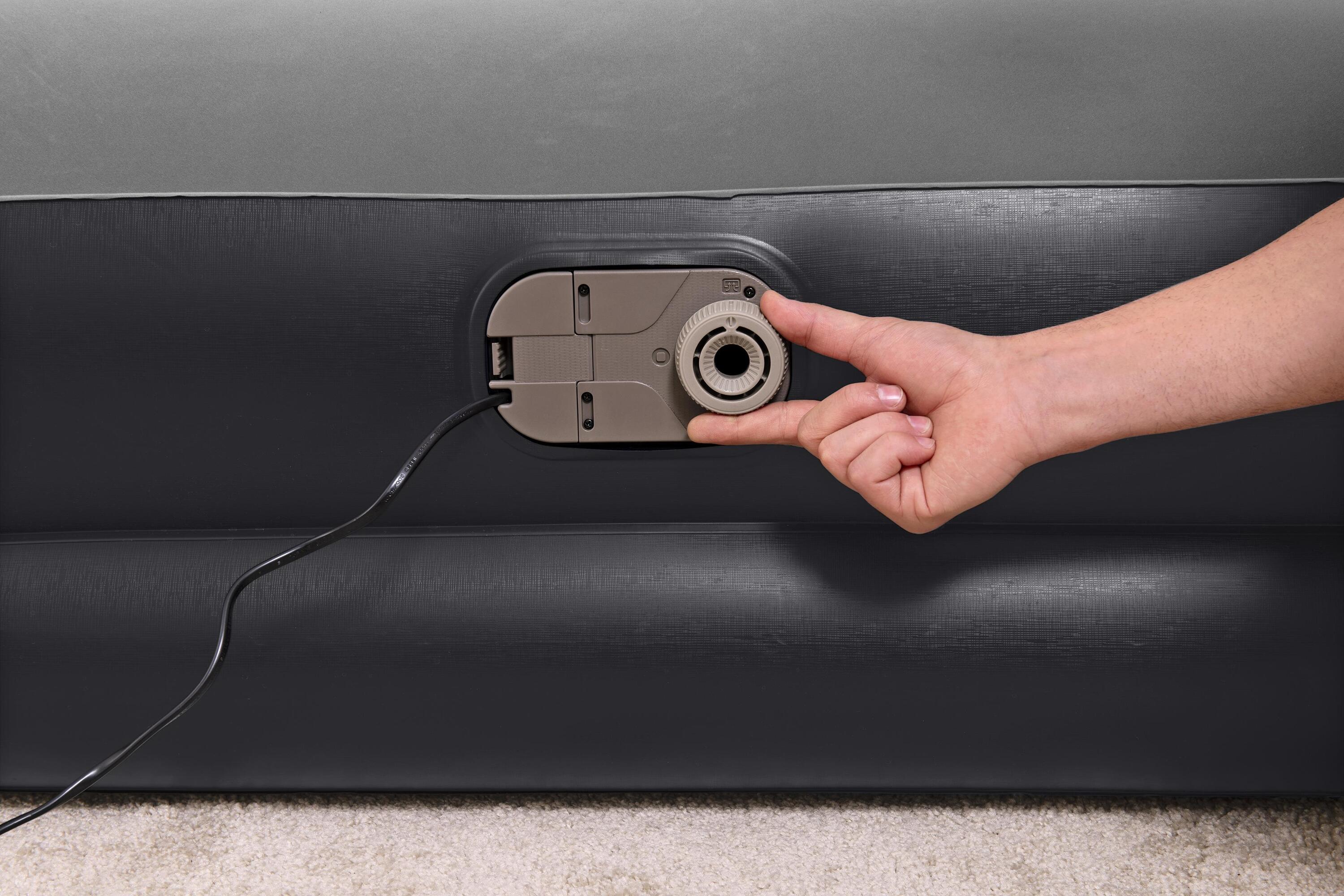 Matelas gonflable haut pour 2 personnes, avec pompe électrique intégrée 3/10