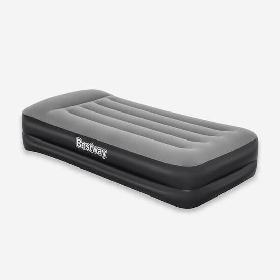 Materasso gonfiabile alto per 1 persona con pompa elettrica integrata.