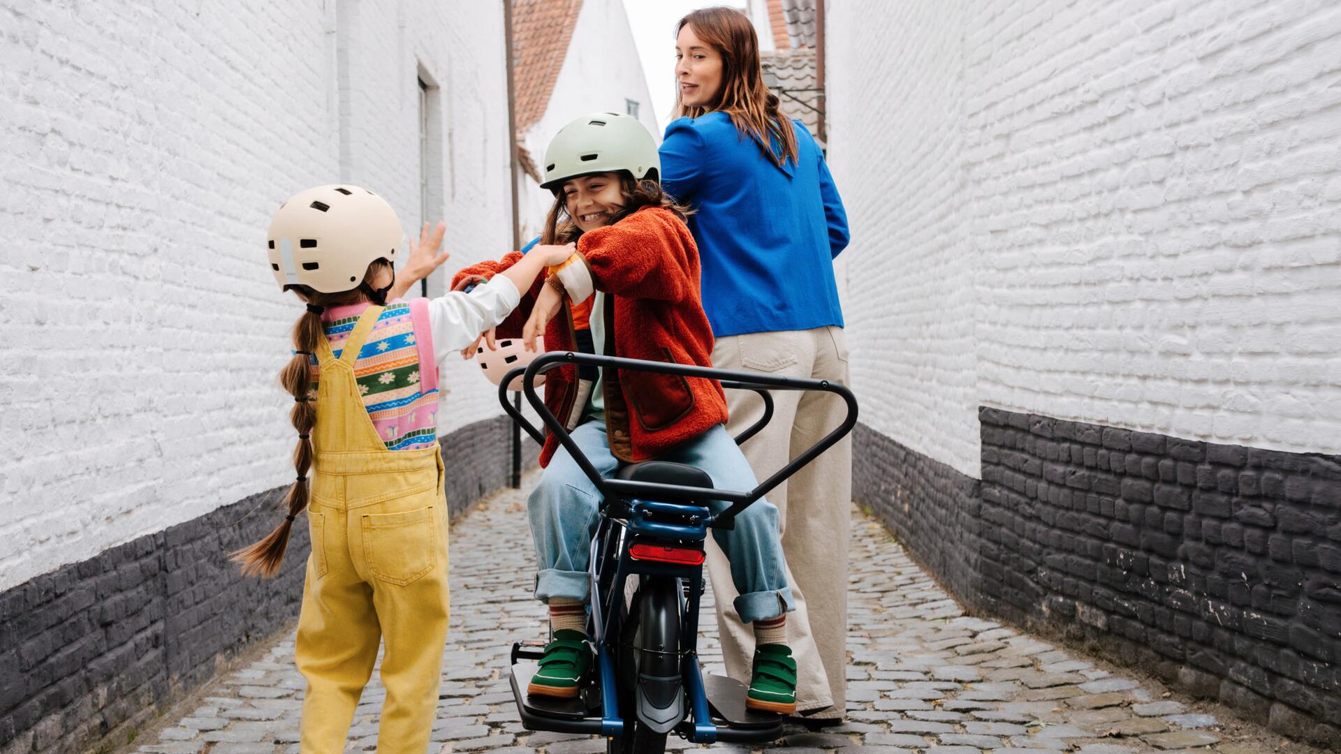 famille velo cargo