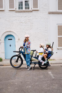 Prueba de E-Bike: Cargobike eléctrica Longtail E-Three 500