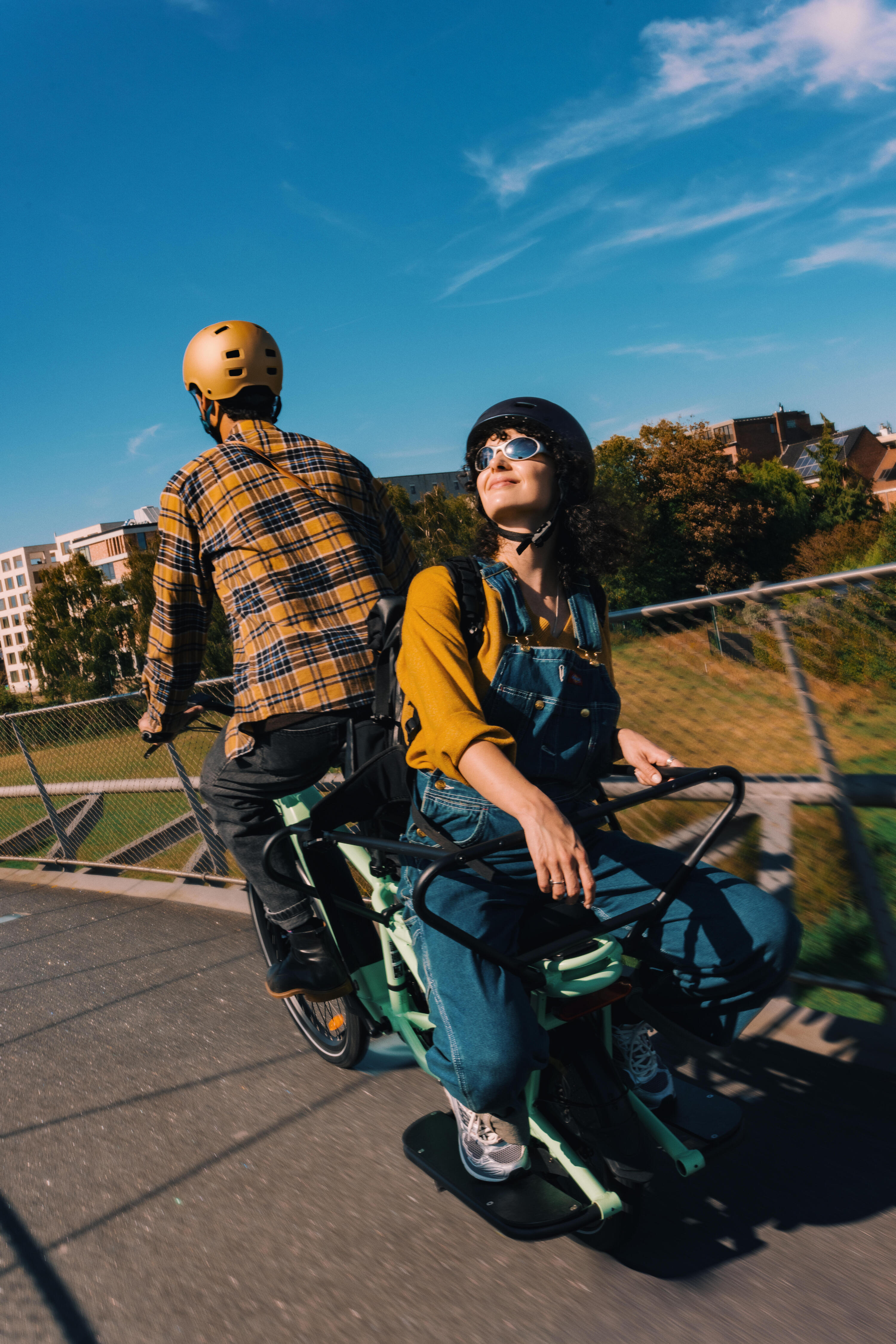 Elektro-Longtail-Velocargo E-three 500 Abysse Blau 15/19