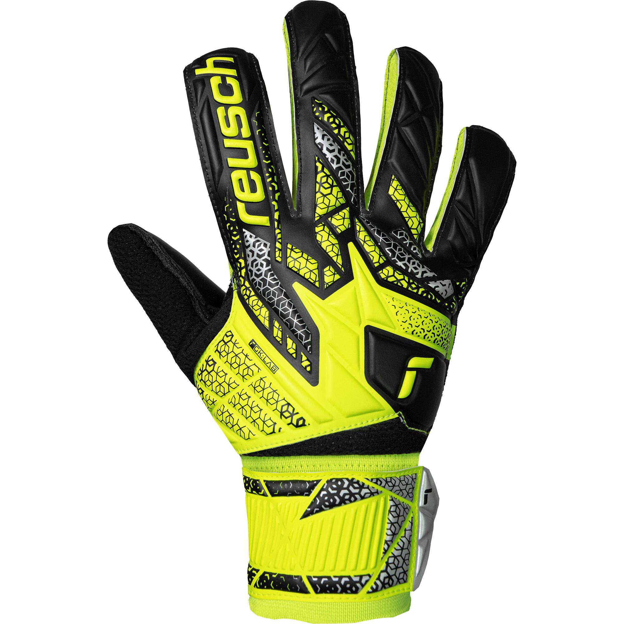 Guanti portiere adulto Reusch PROKEEPER 25 nero-giallo 2/4