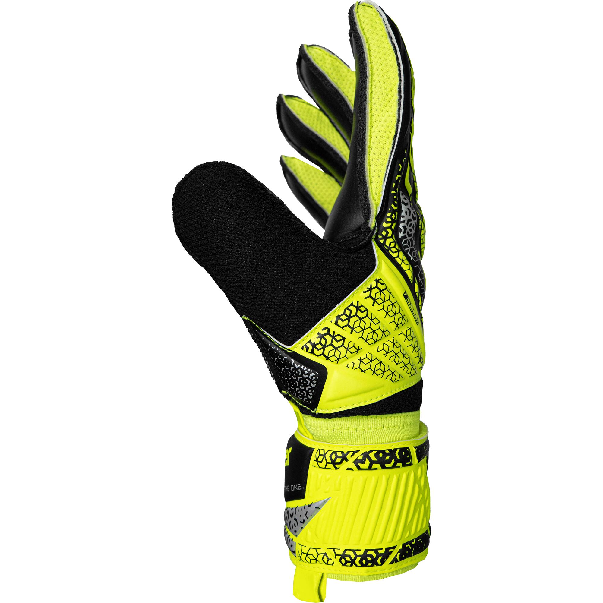 Guanti portiere adulto Reusch PROKEEPER 25 nero-giallo 4/4