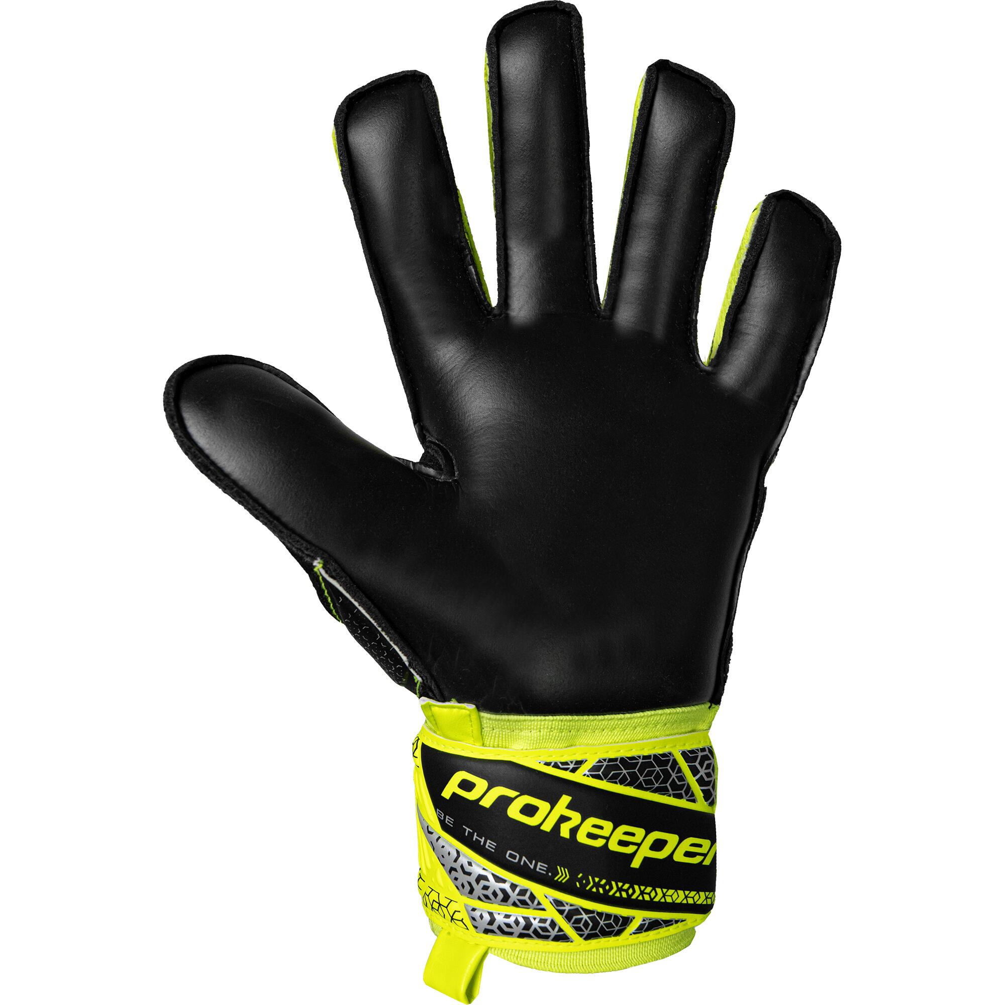 Guanti portiere adulto Reusch PROKEEPER 25 nero-giallo 3/4