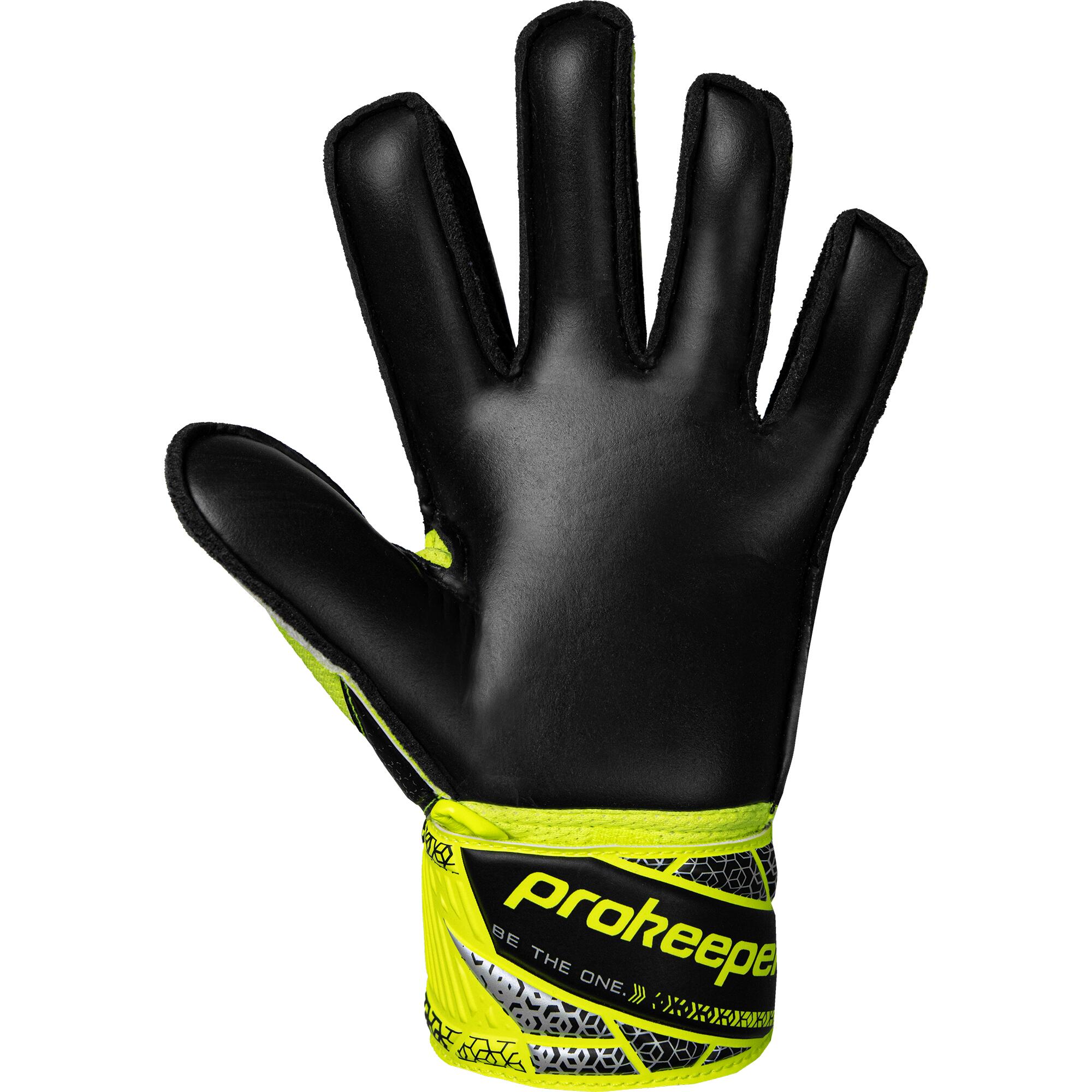 Guanti portiere bambino Reusch PROKEEPER 25 nero-giallo 4/4