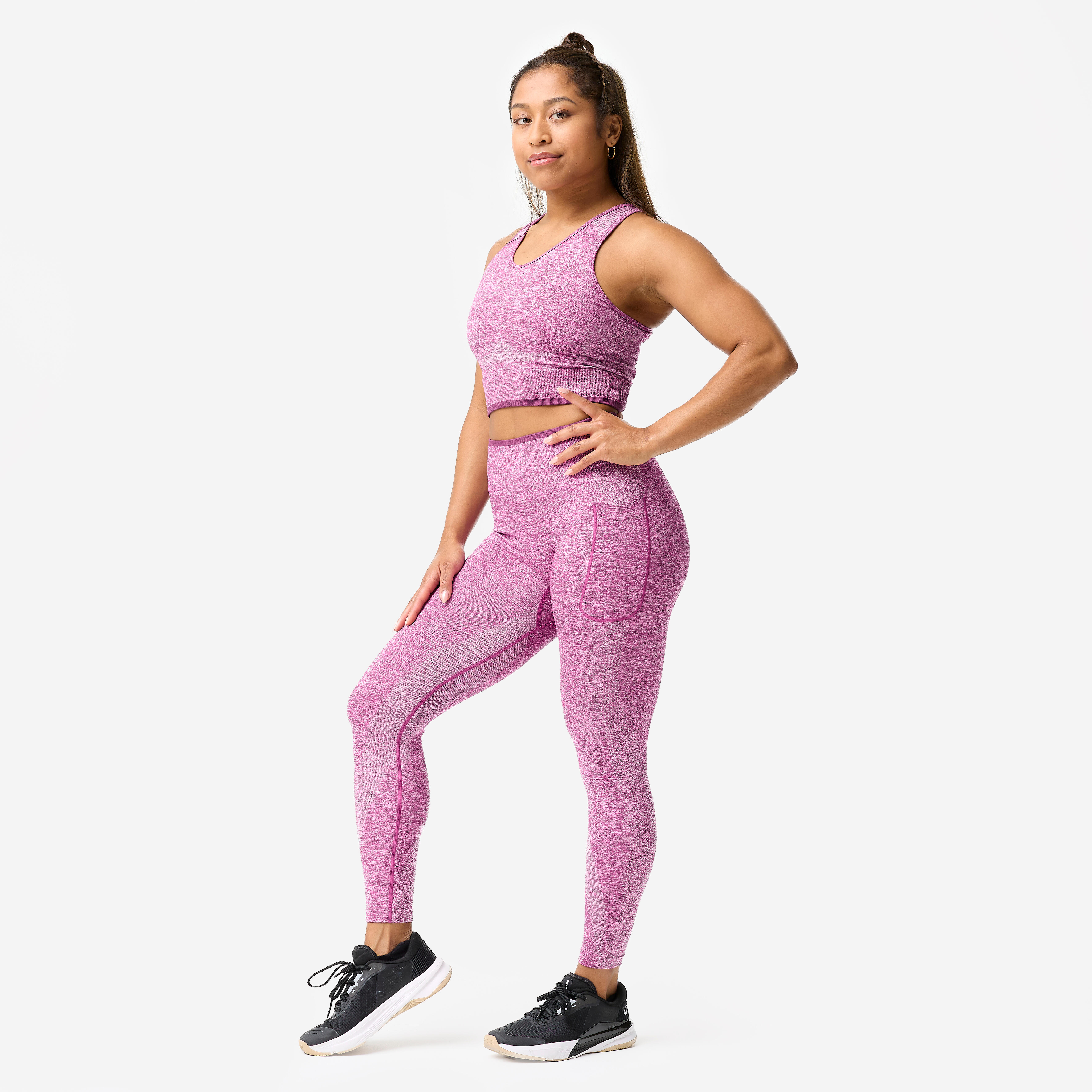 SPANX Leggings Senza Cuciture A Vita Alta – Modellanti In Misto Nylon Riciclato, Traspiranti, Lunghezza 73,7 Cm - 3