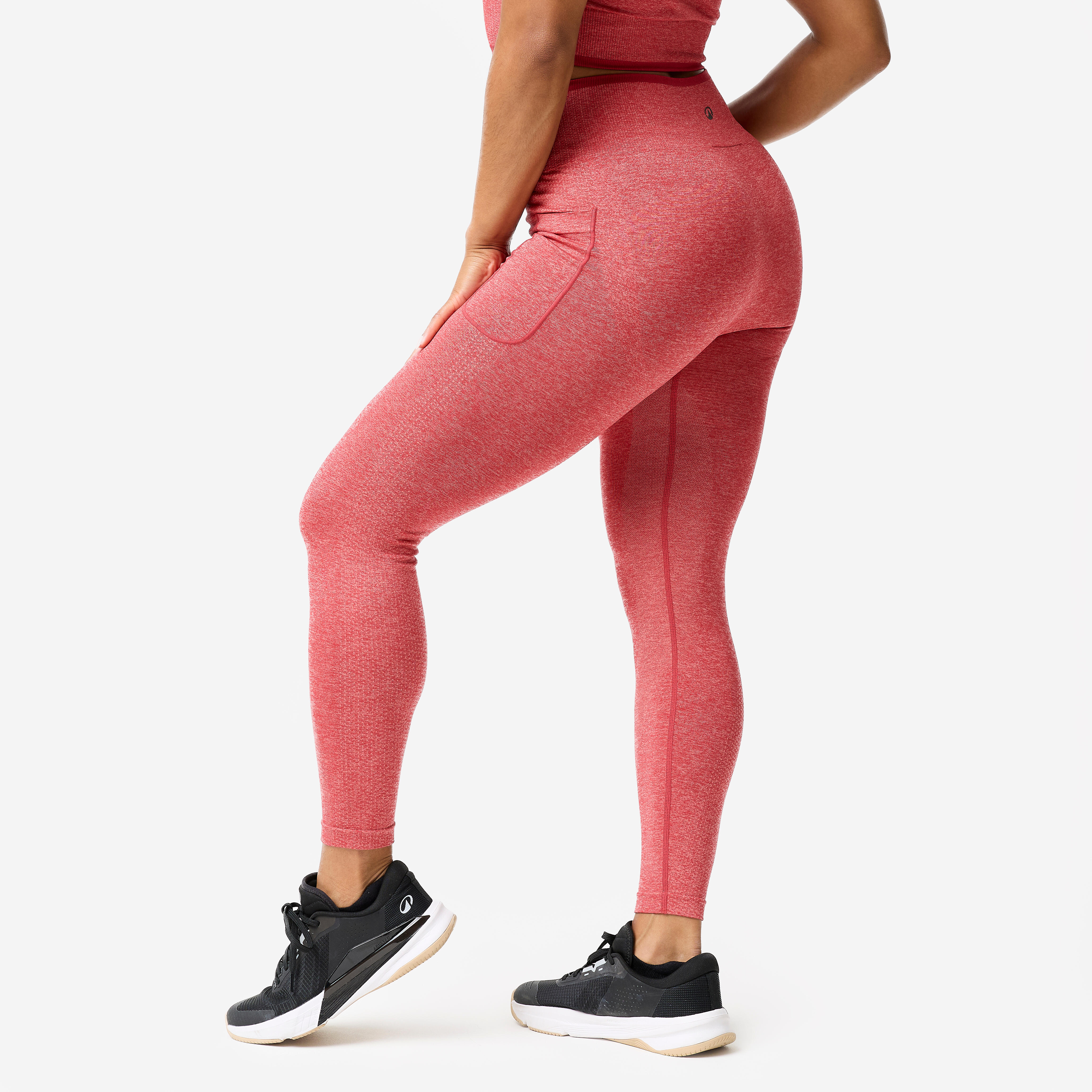 Women's Seamless Weight Training Leggings - DOMYOS