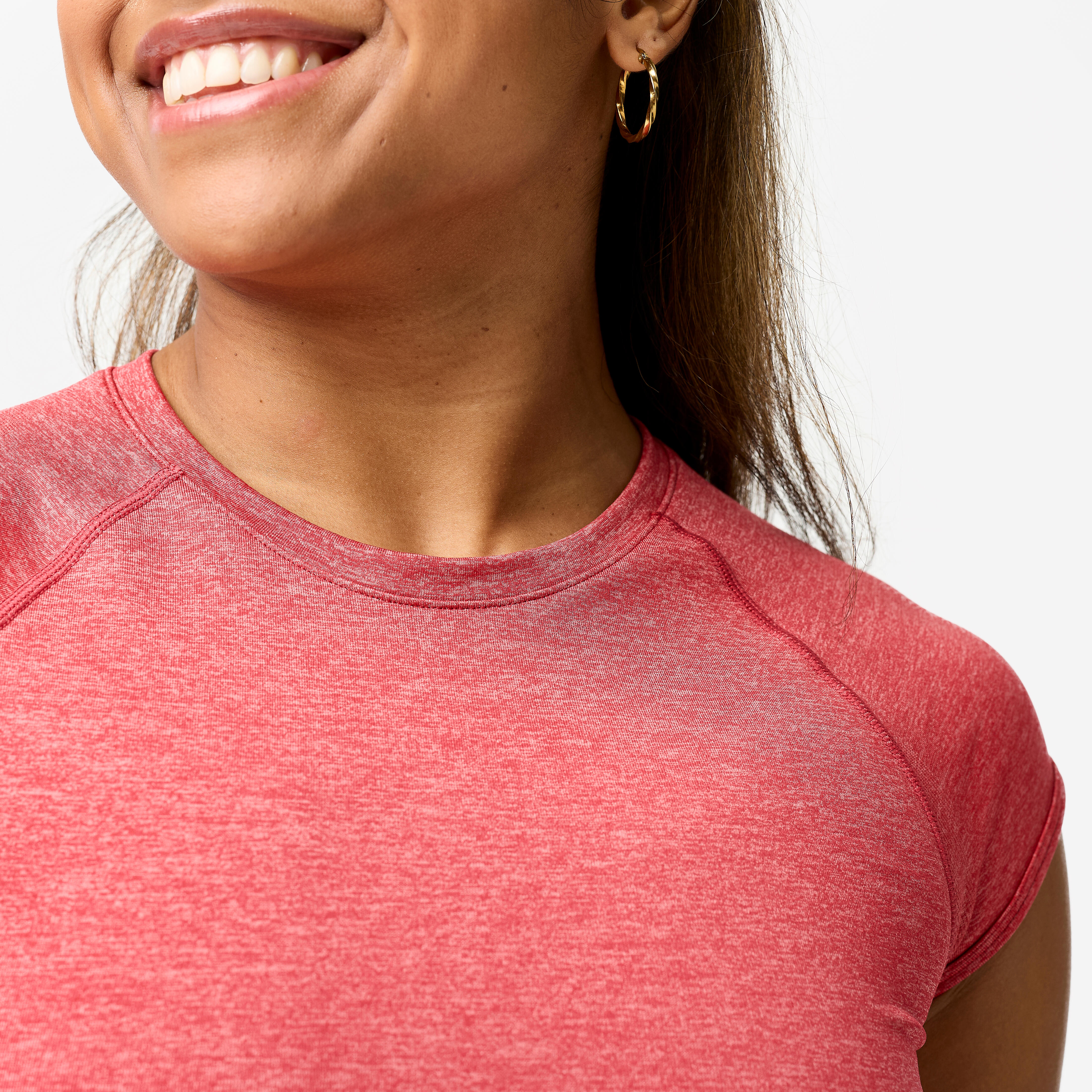 Women's Seamless Weight Training Crop Top - DOMYOS