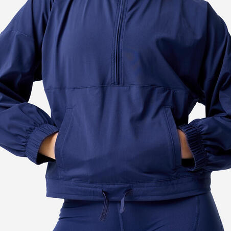 Світшот спортивний жіночий темно-синій