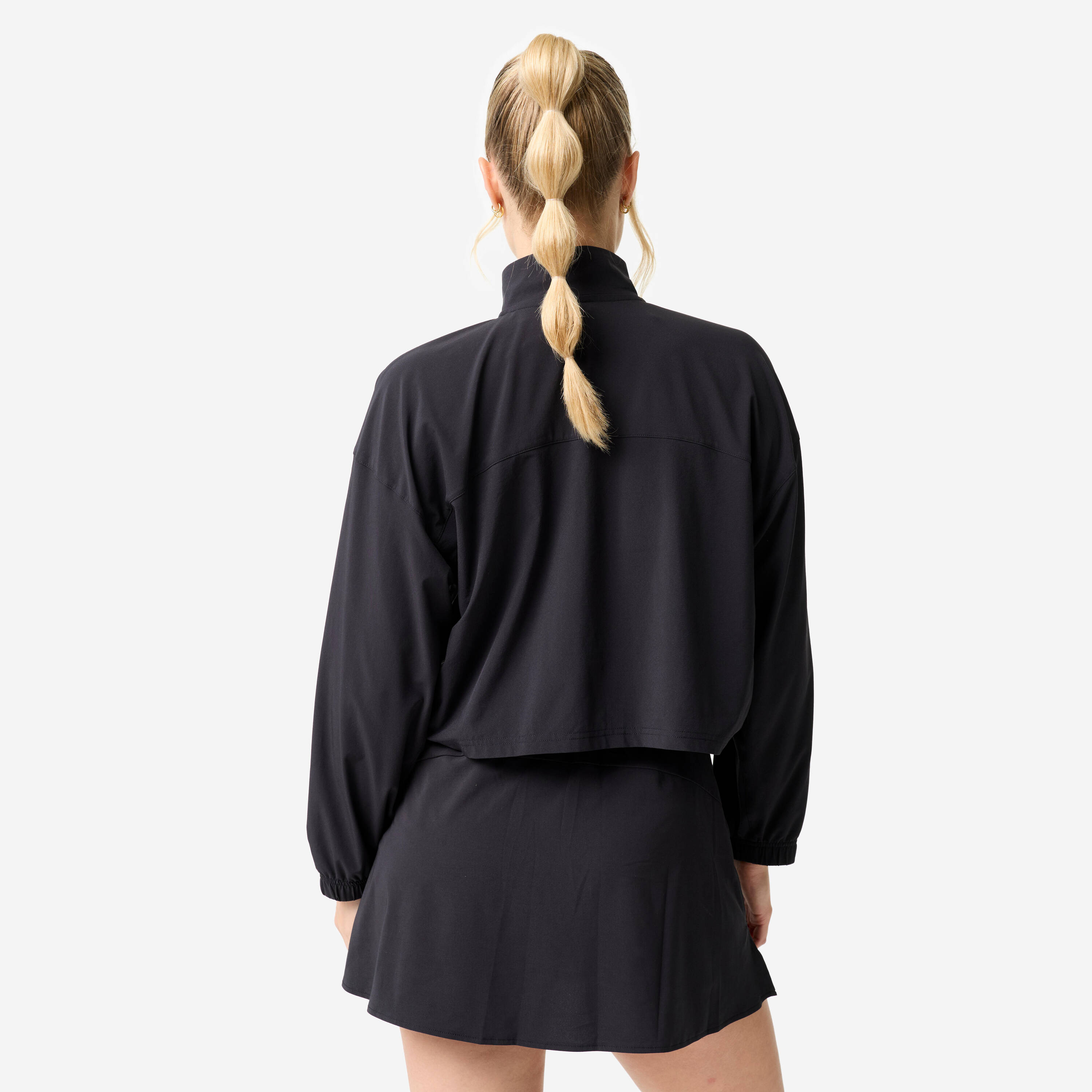 Women's Breathable Sports Jacket - Black -  5