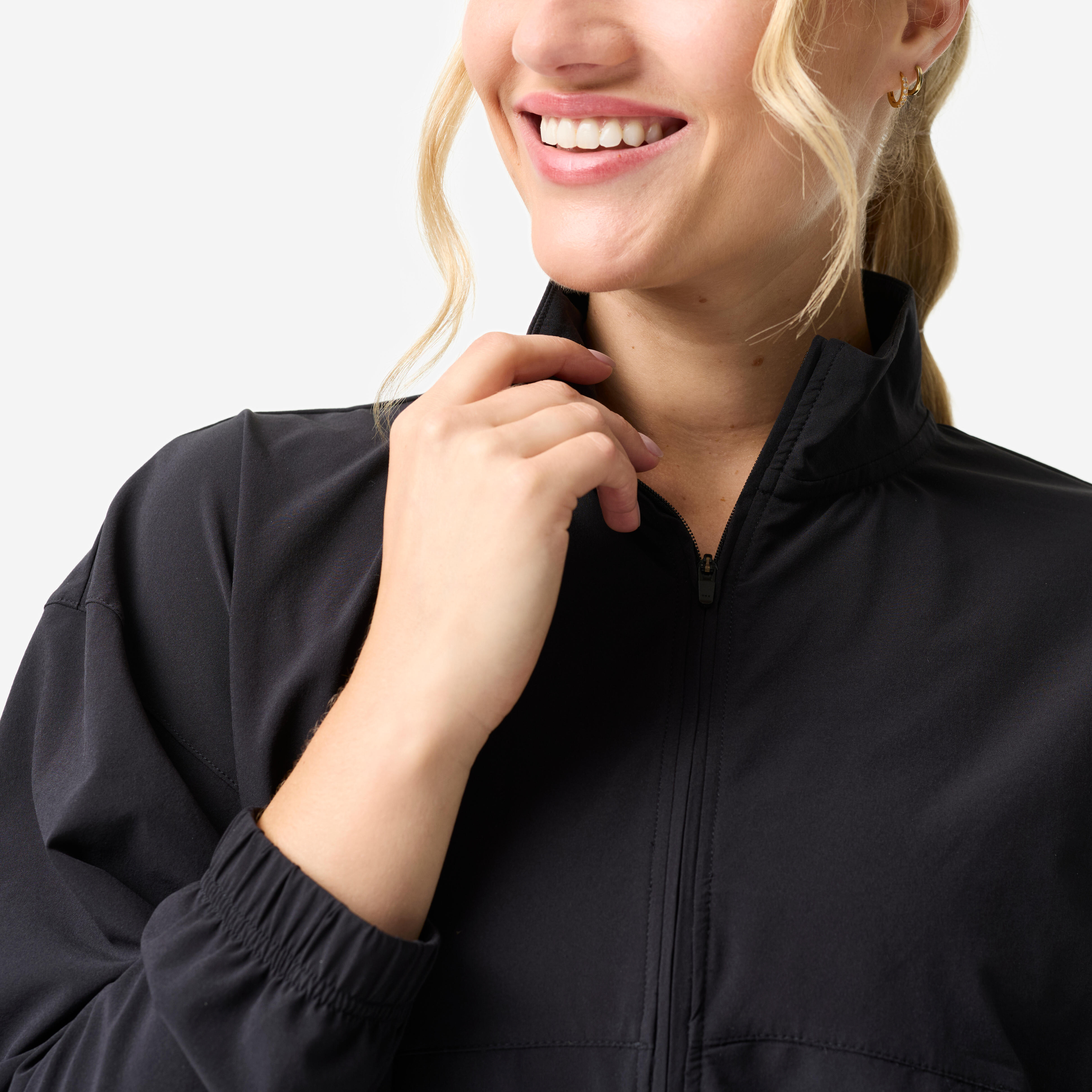 Women's Breathable Sports Jacket - Black