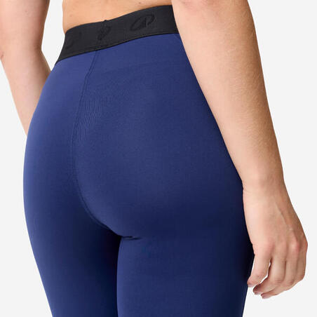 Легінси жіночі для фітнесу темно-сині