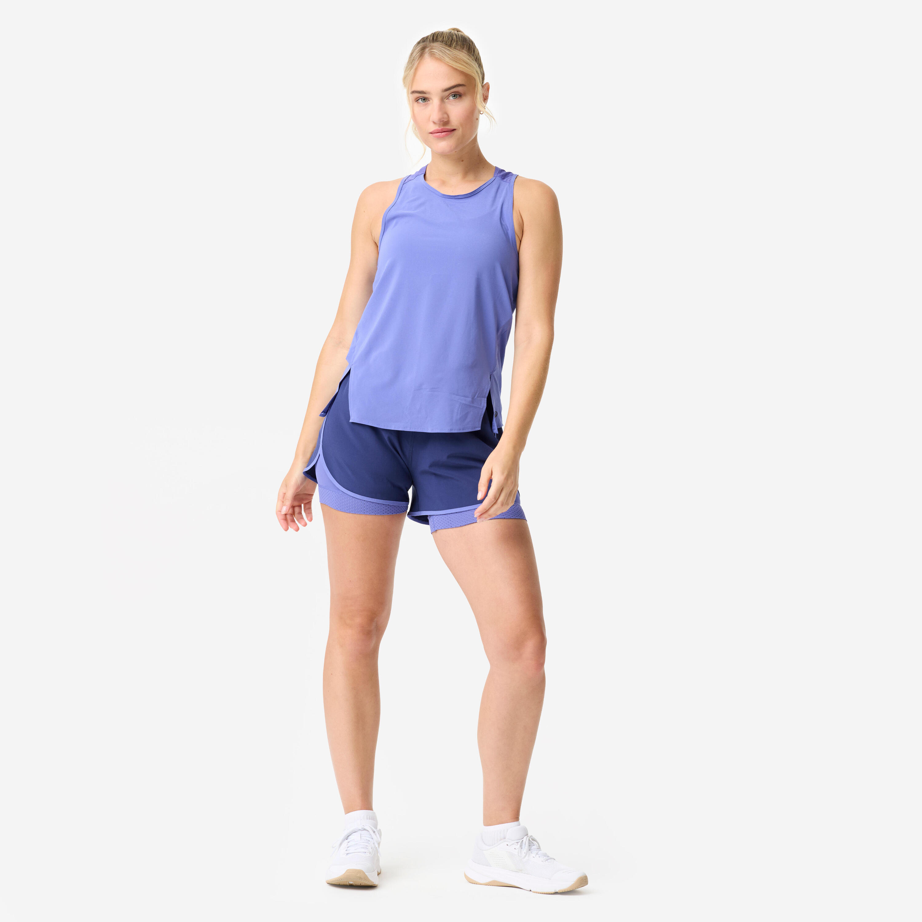 Short de sport à double couche femme 2/13