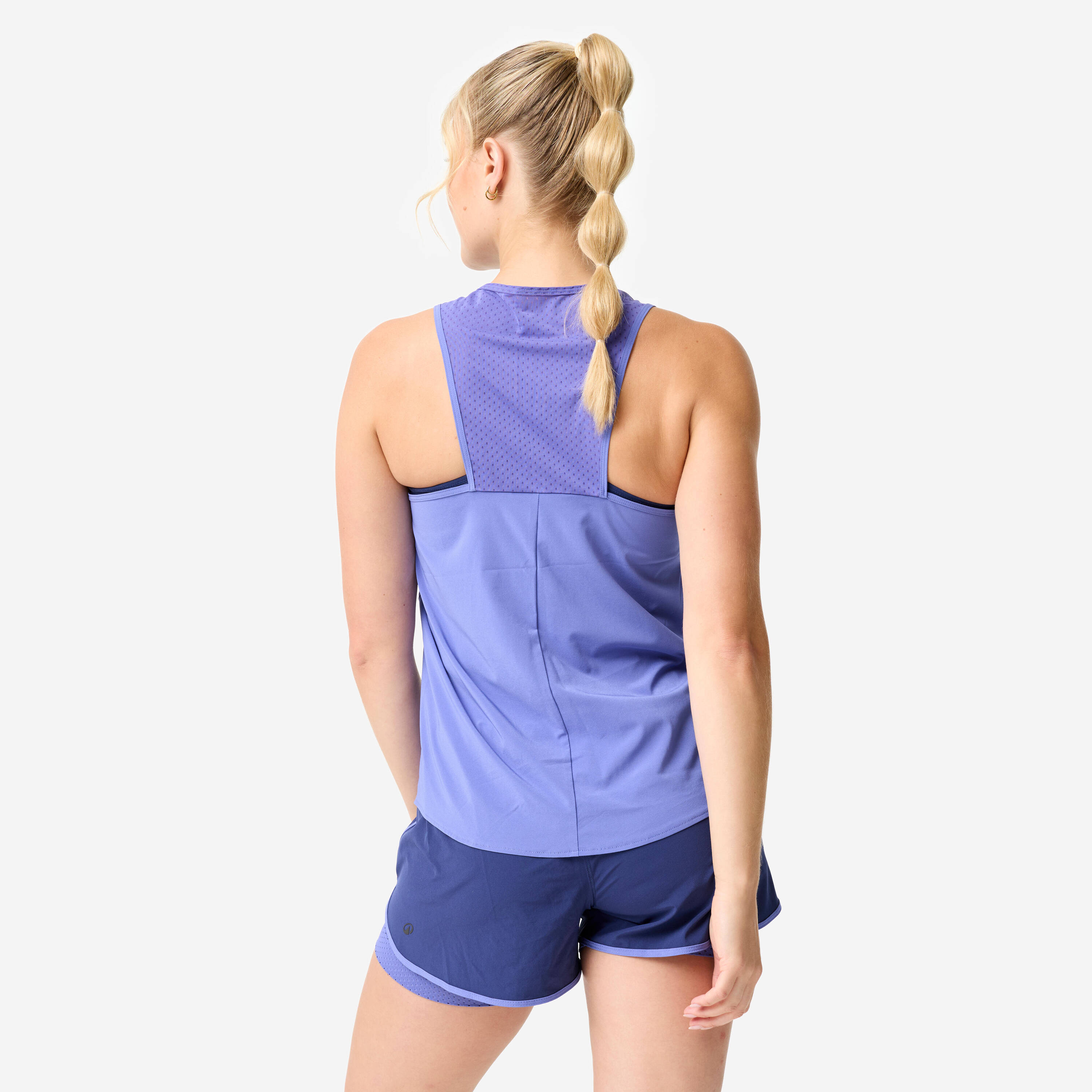 Women's Loose and Breathable Sports Tank Top - Dark Purple -  5