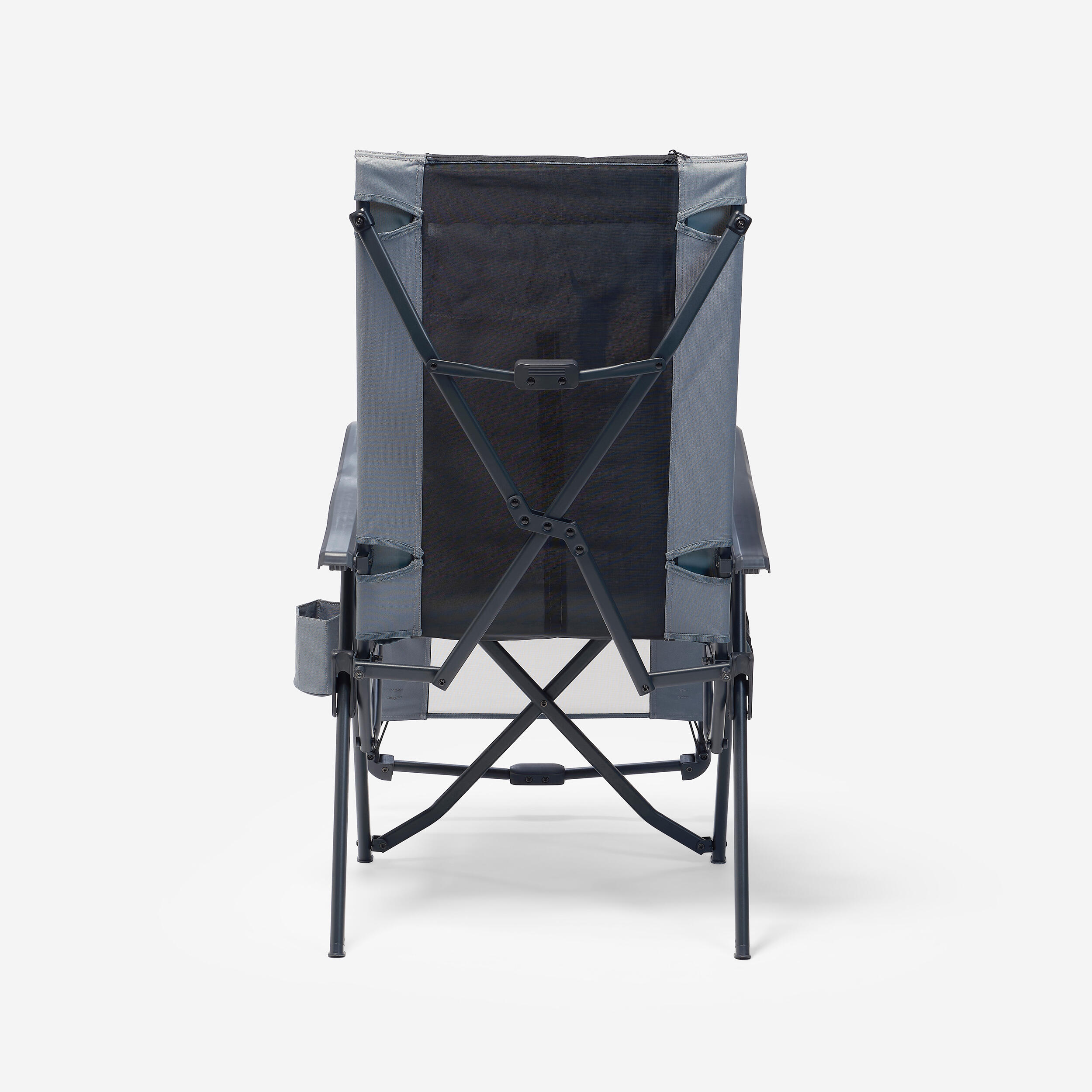 Fauteuil long de camping pliant et matelassé avec appui-tête - QUECHUA
