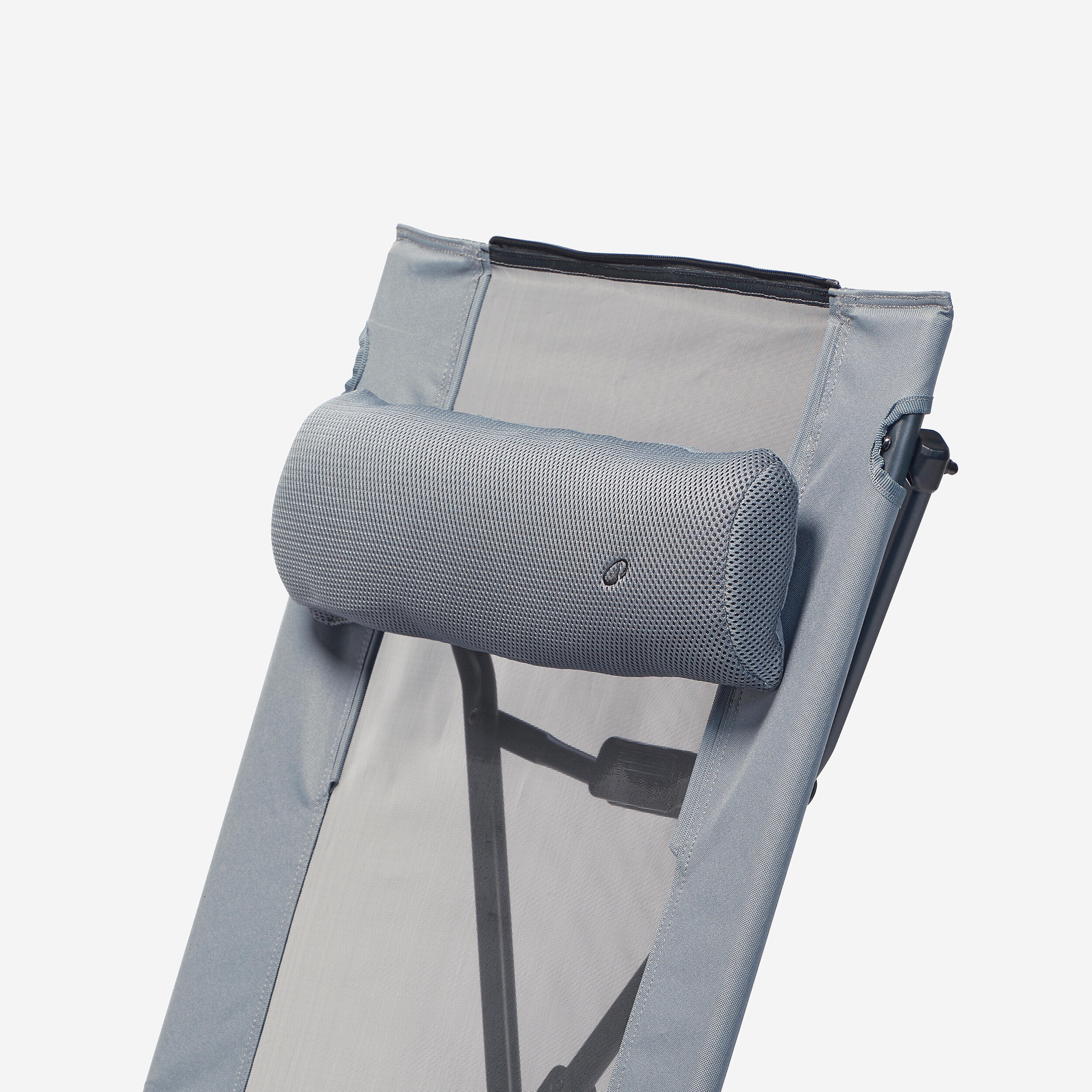 Fauteuil long de camping pliant et matelassé avec appui-tête - QUECHUA