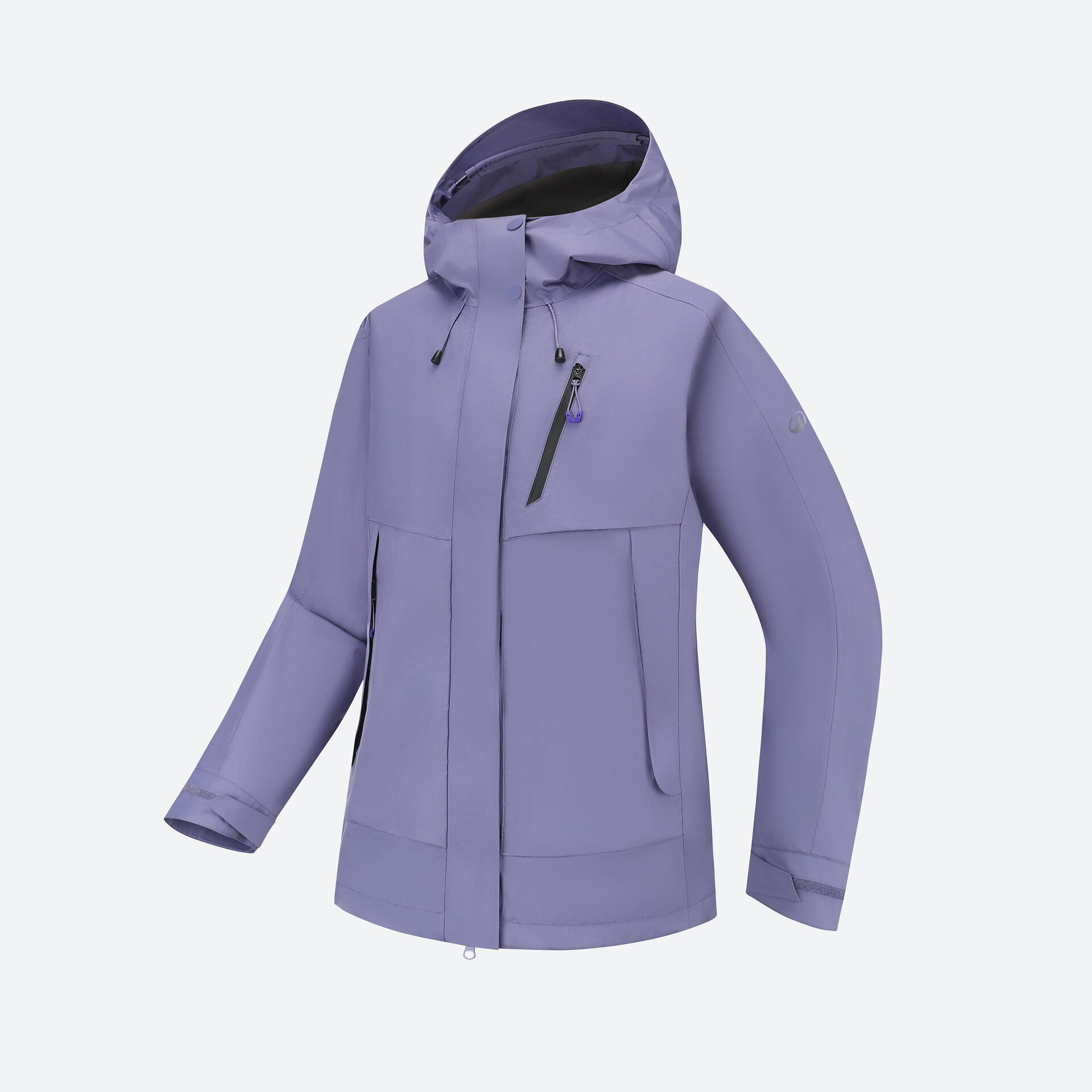 Women's Waterproof Nature Hiking Jacket - NH900 - Purple