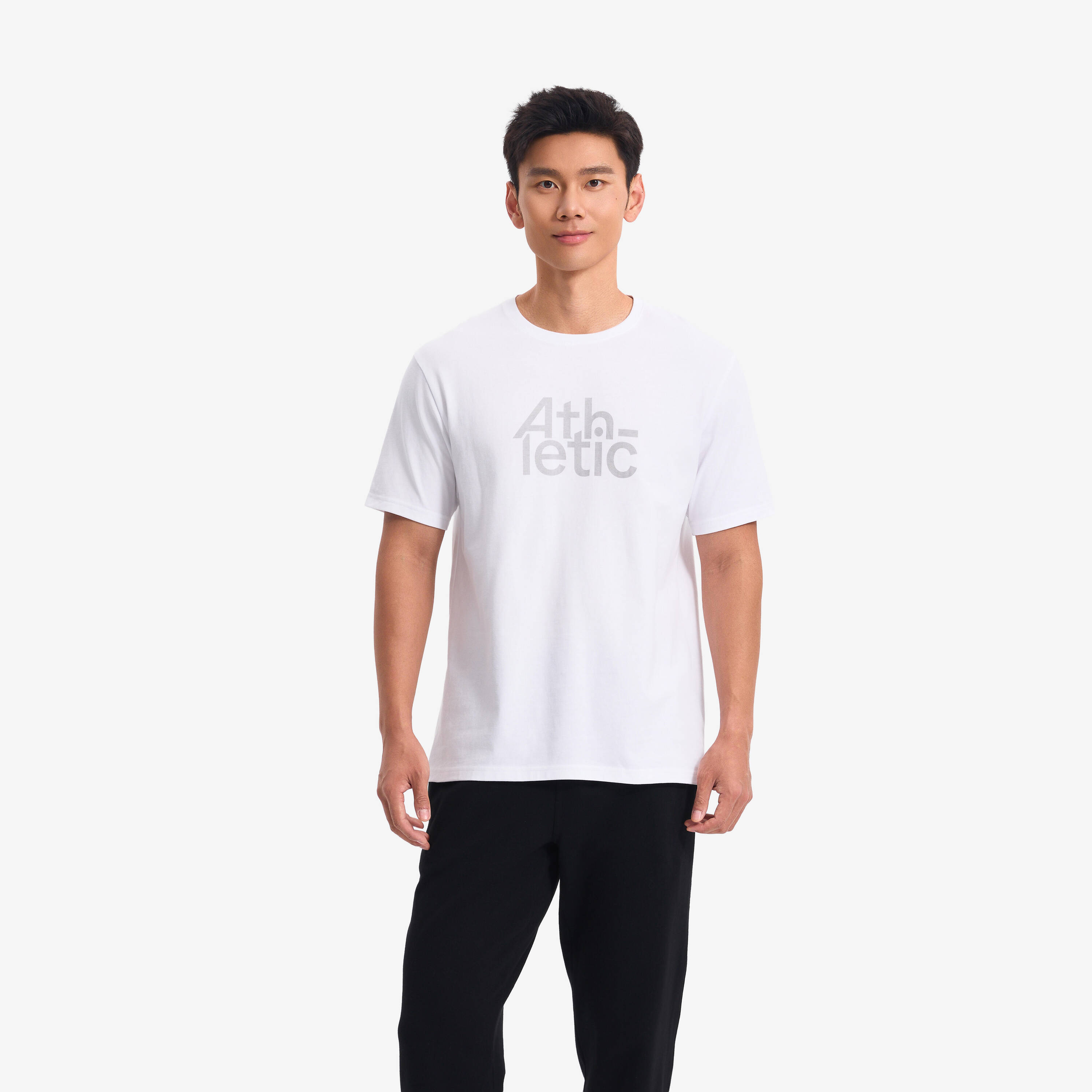 Men's Cotton Training T-Shirt Cosmeto - Ultra White -  5