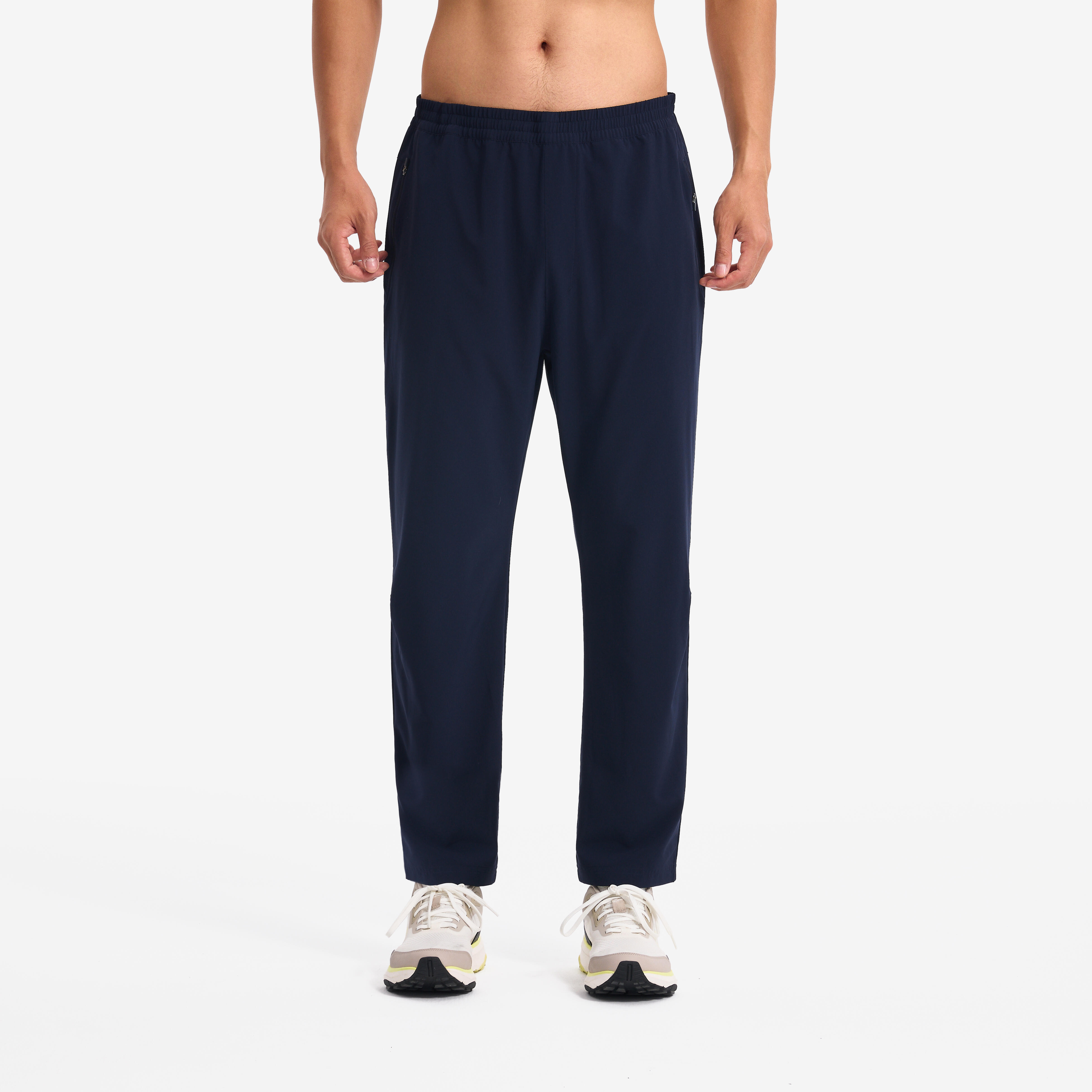 Men Training cooling and UV protection pant-asphalt blue