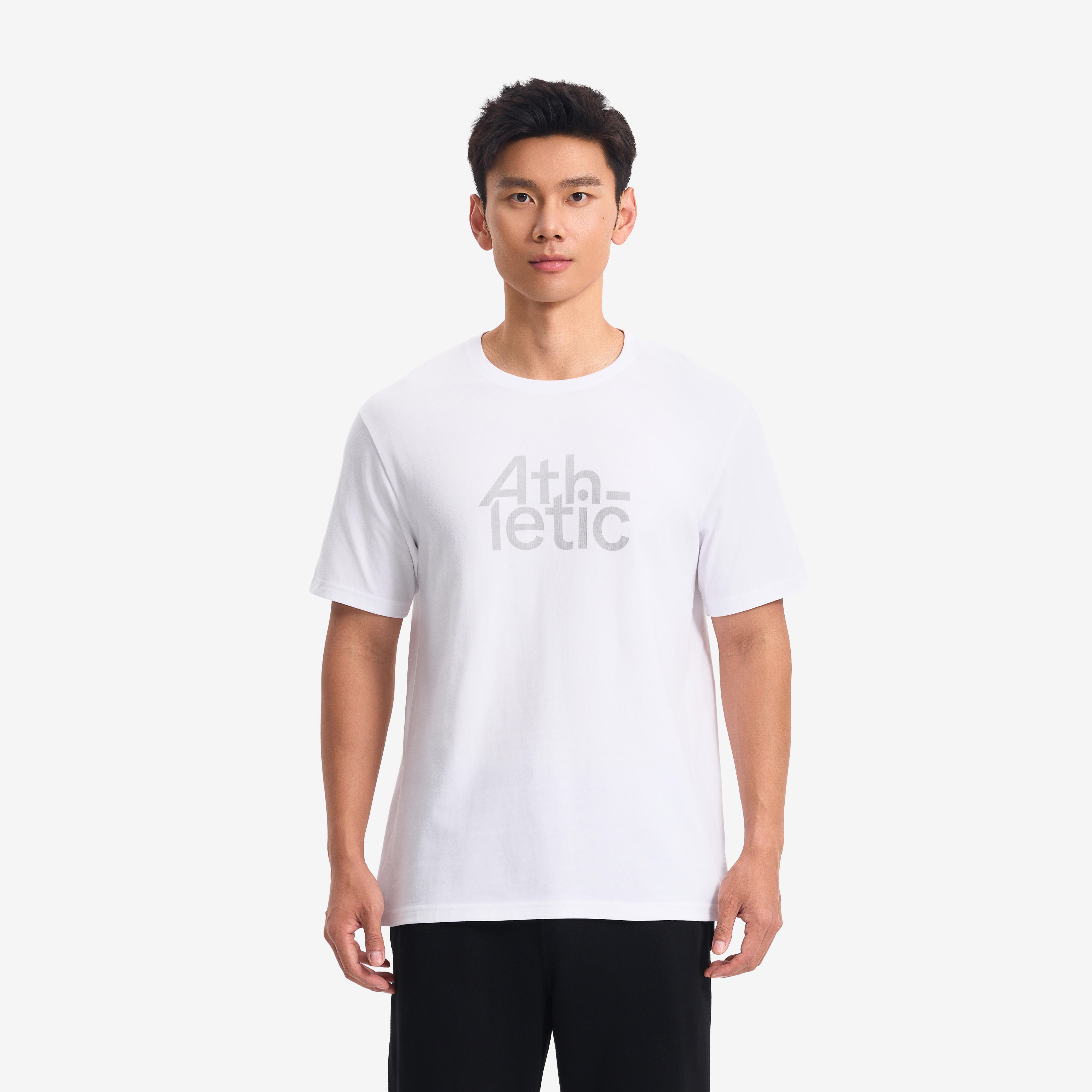 Men's Cotton Training T-Shirt Cosmeto - Ultra White