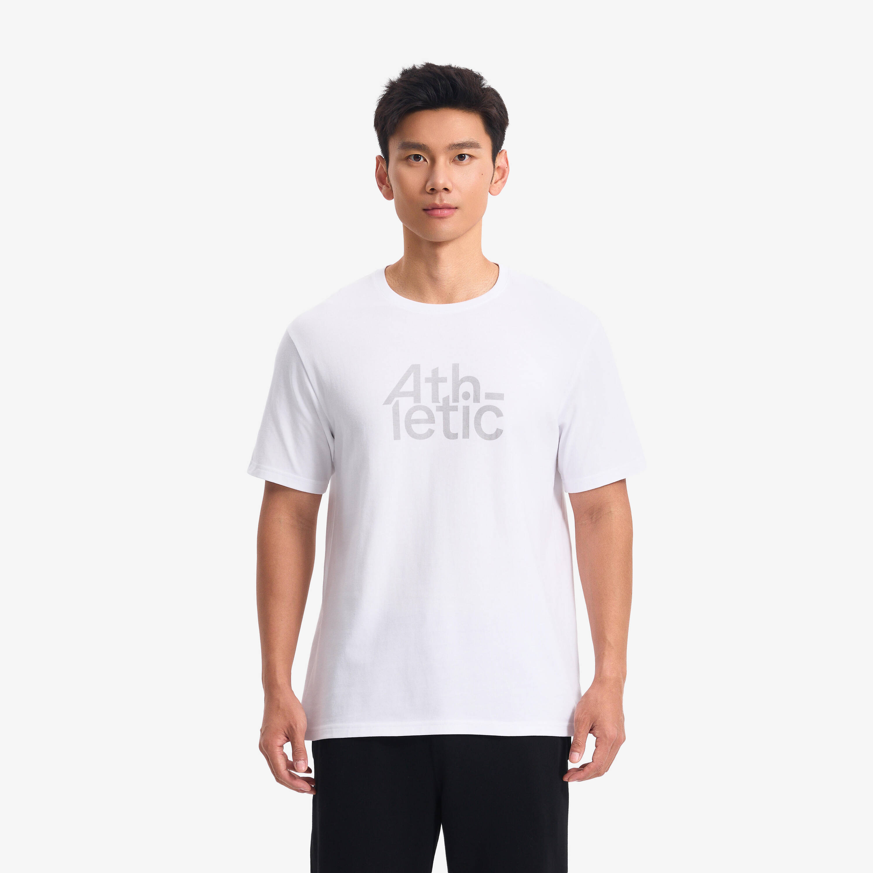 Men's Cotton Training T-Shirt Cosmeto - Ultra White -  1