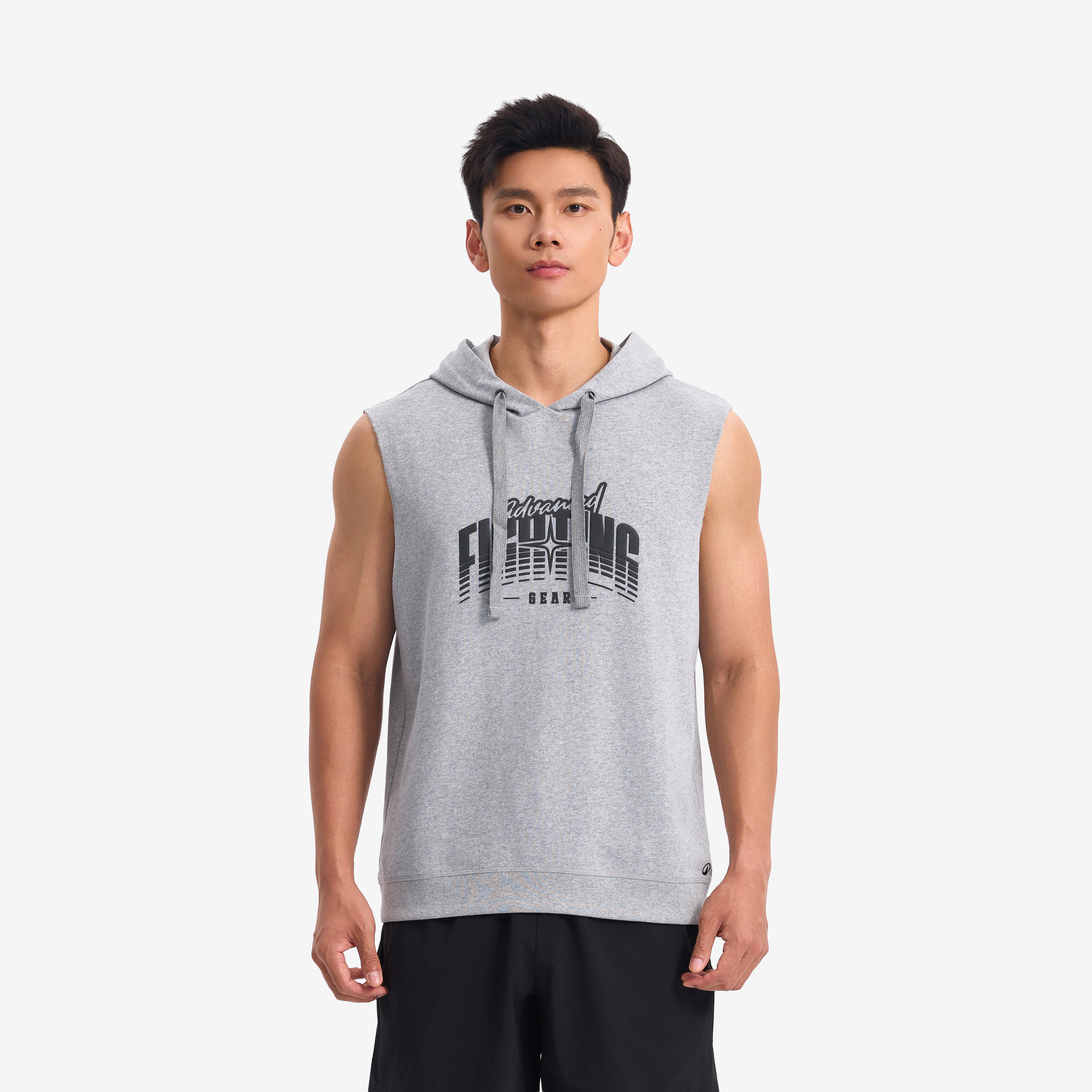 Boxing Hooded Tank Top - Grey