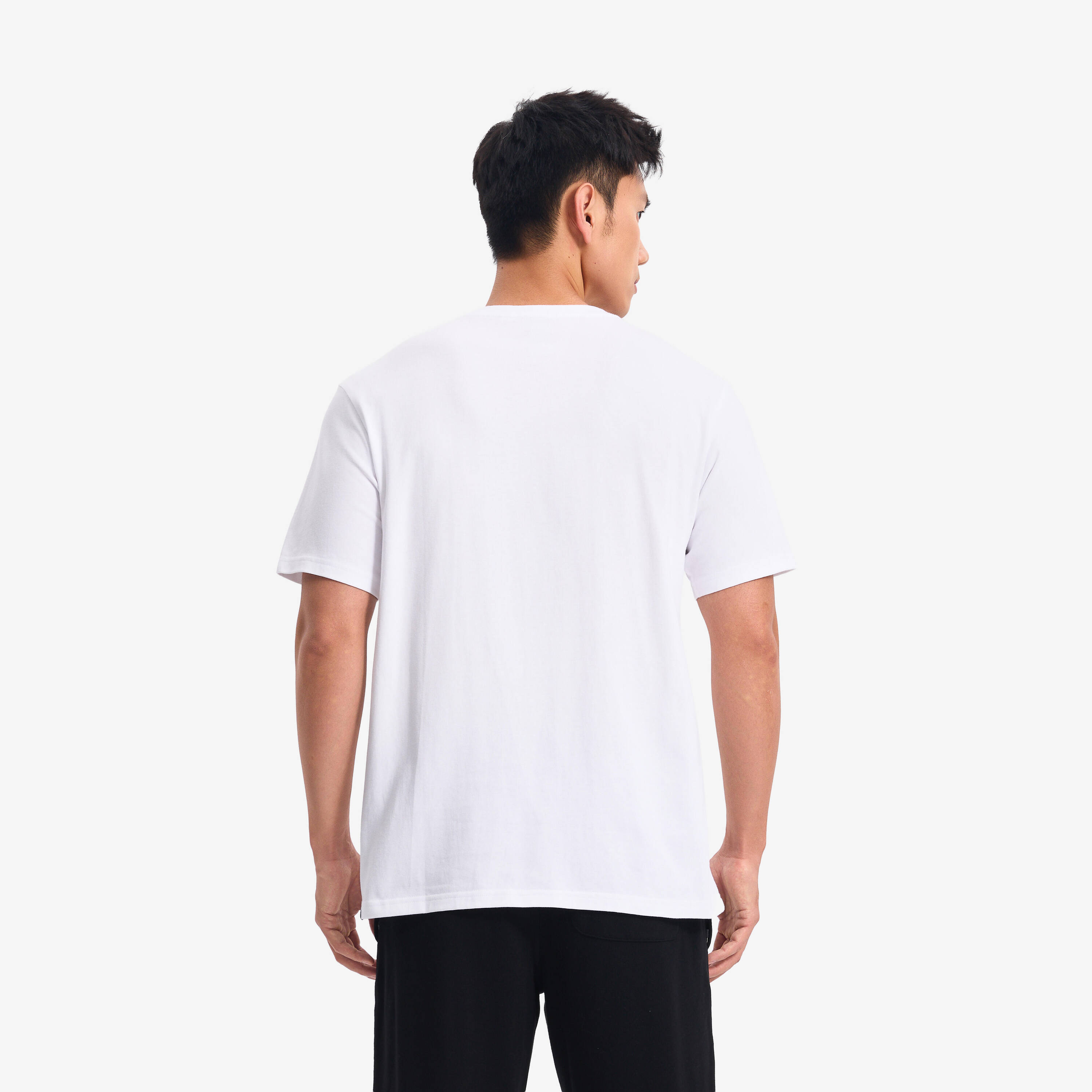 Men's Cotton Training T-Shirt Cosmeto - Ultra White -  3
