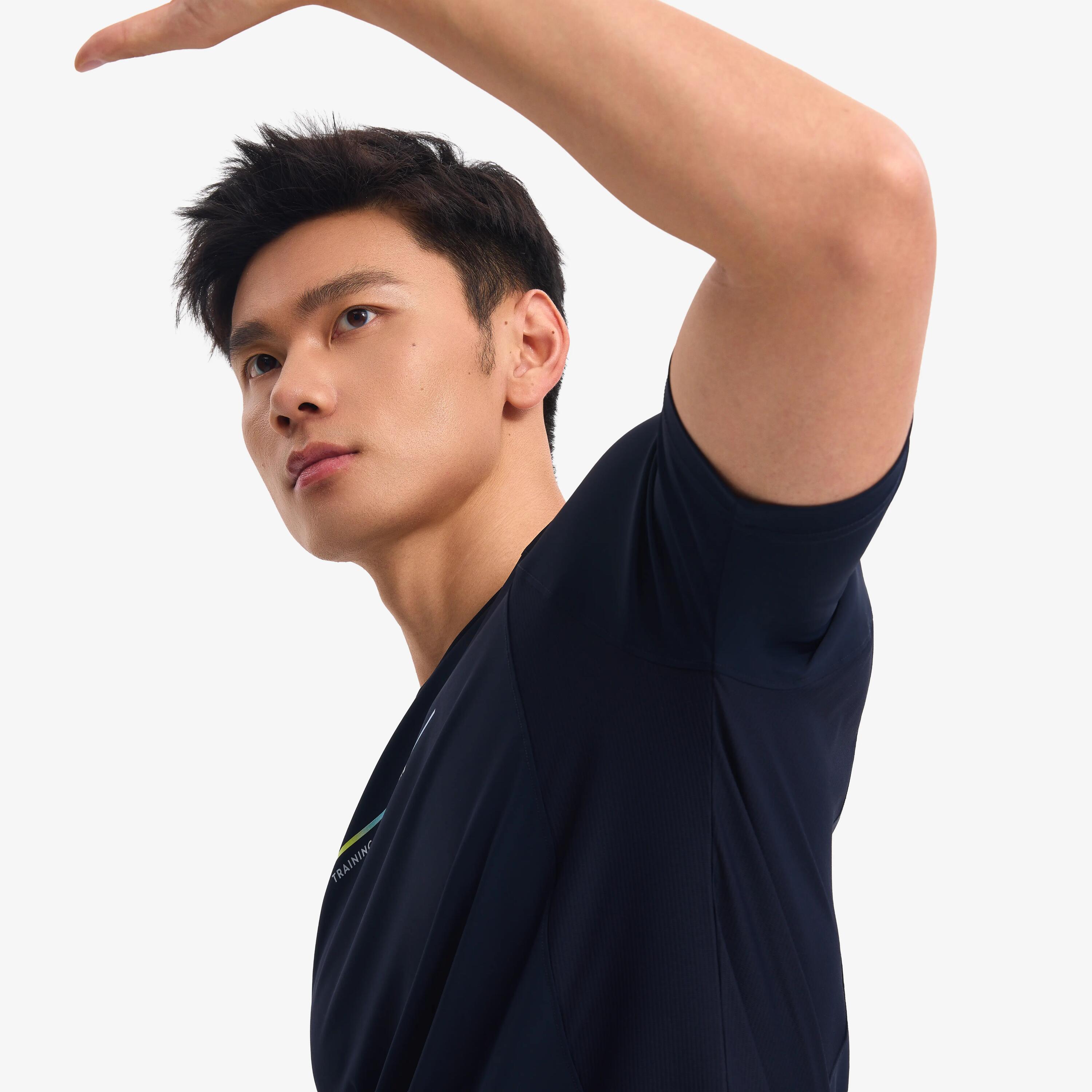 MEN TRAINING COOLING T-SHIRT 540-asphalt blue -  5