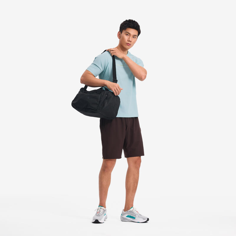 Erkek Spor Şortu - Wenge Kahverengi - 500