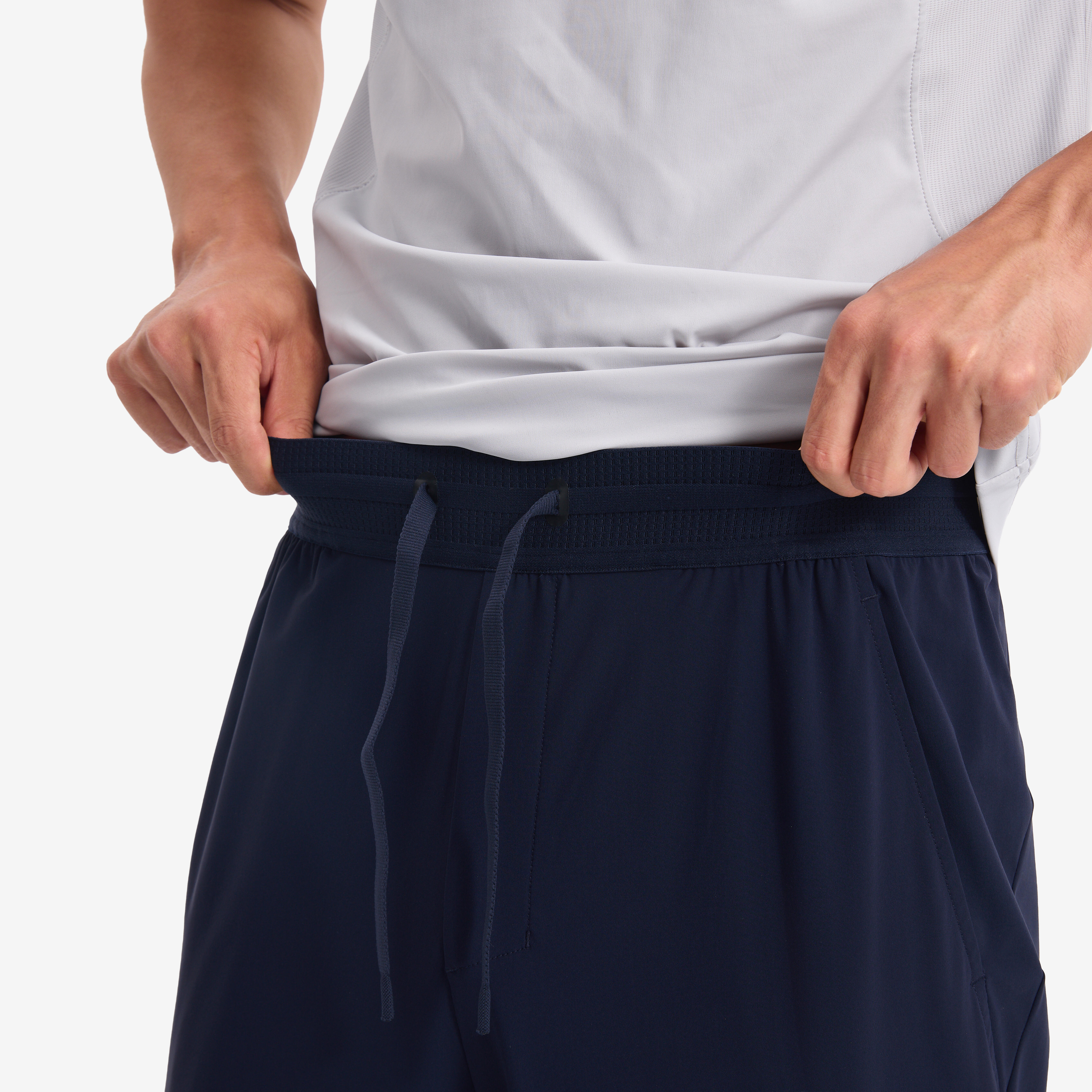 Training MEN STRETCHY, COOLING AND ANTI-UV PANTS, asphalt blue