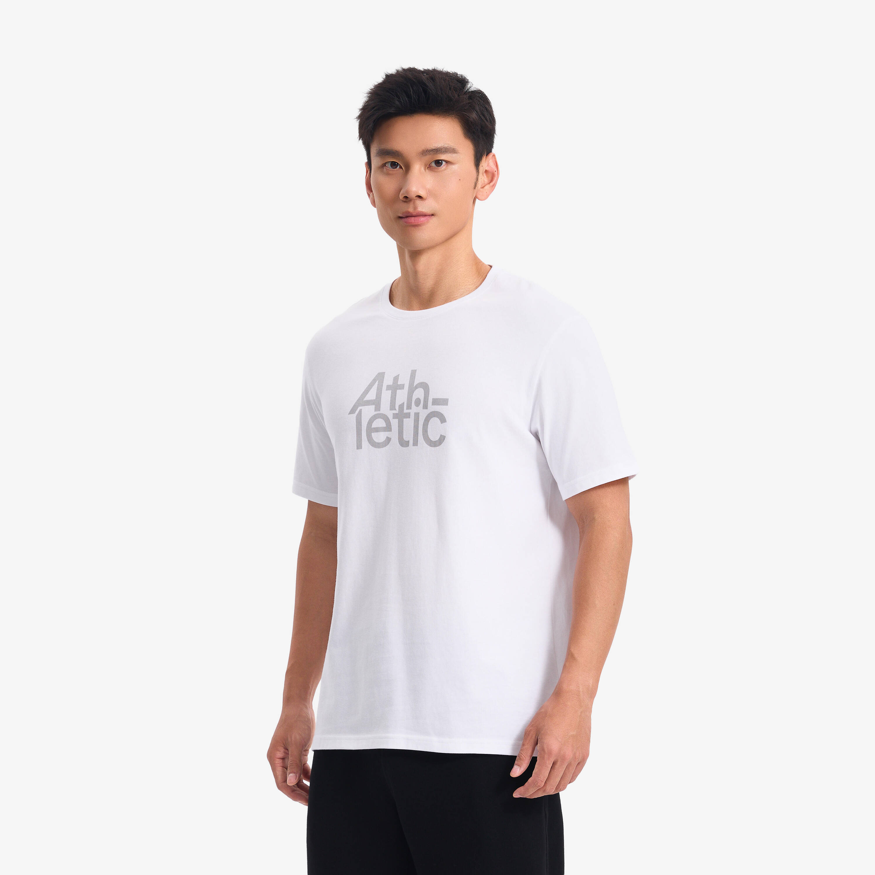 Men's Cotton Training T-Shirt Cosmeto - Ultra White -  2