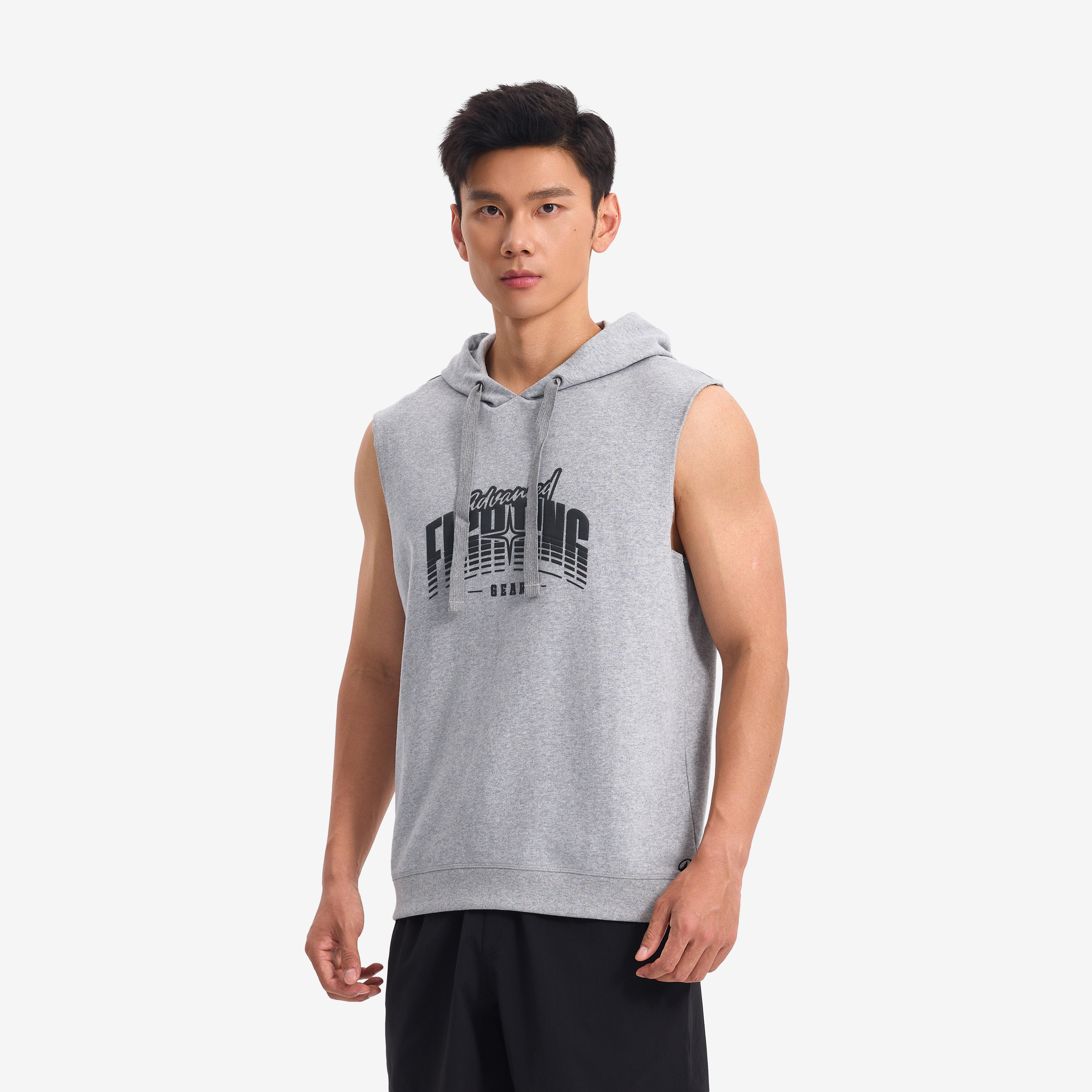 トップス VIAVANDA DISTORTION HOODIE TANK TOP Essential Tank Top Hoodie Plum - STRIX | GymBeam.com