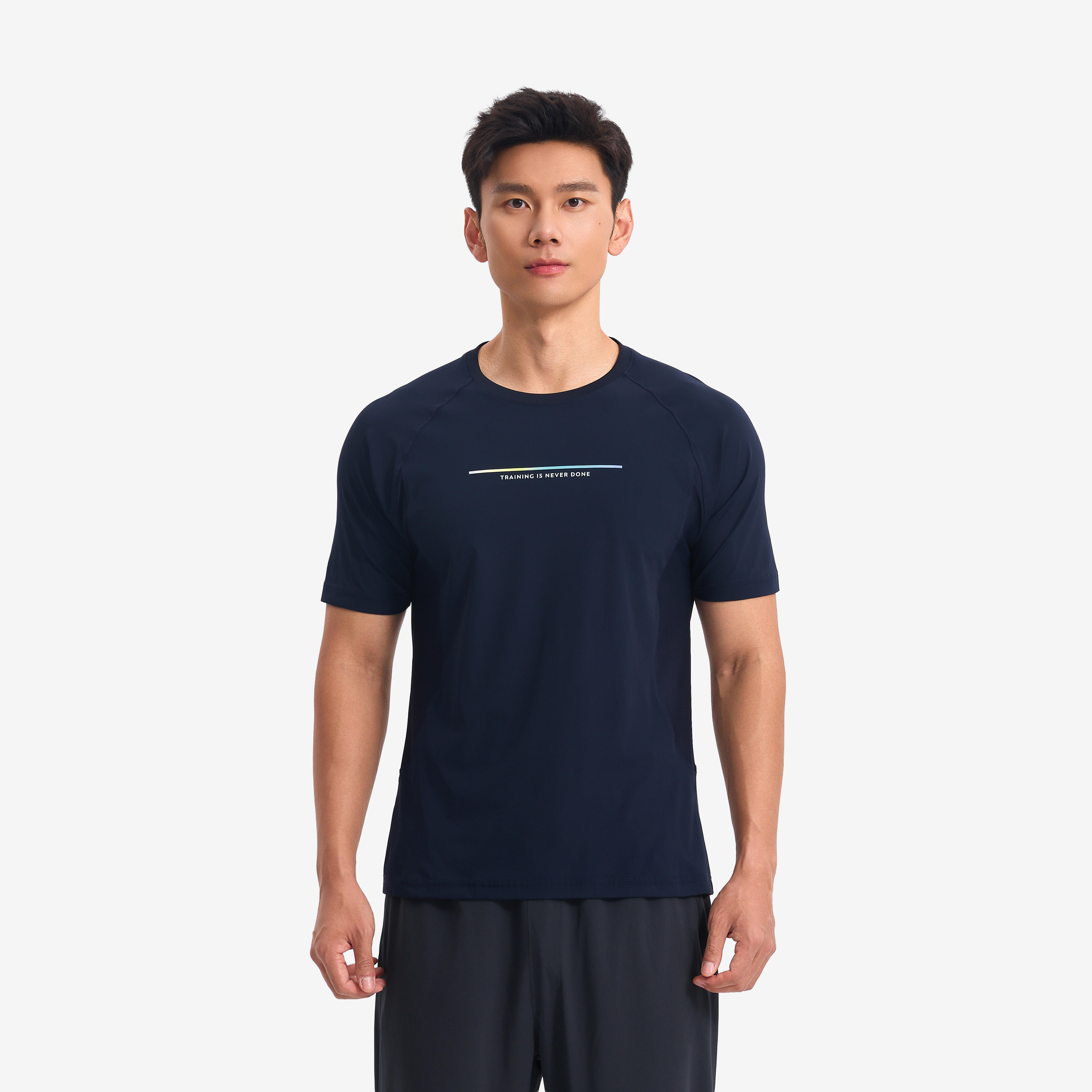 MEN TRAINING COOLING T-SHIRT 540-asphalt blue
