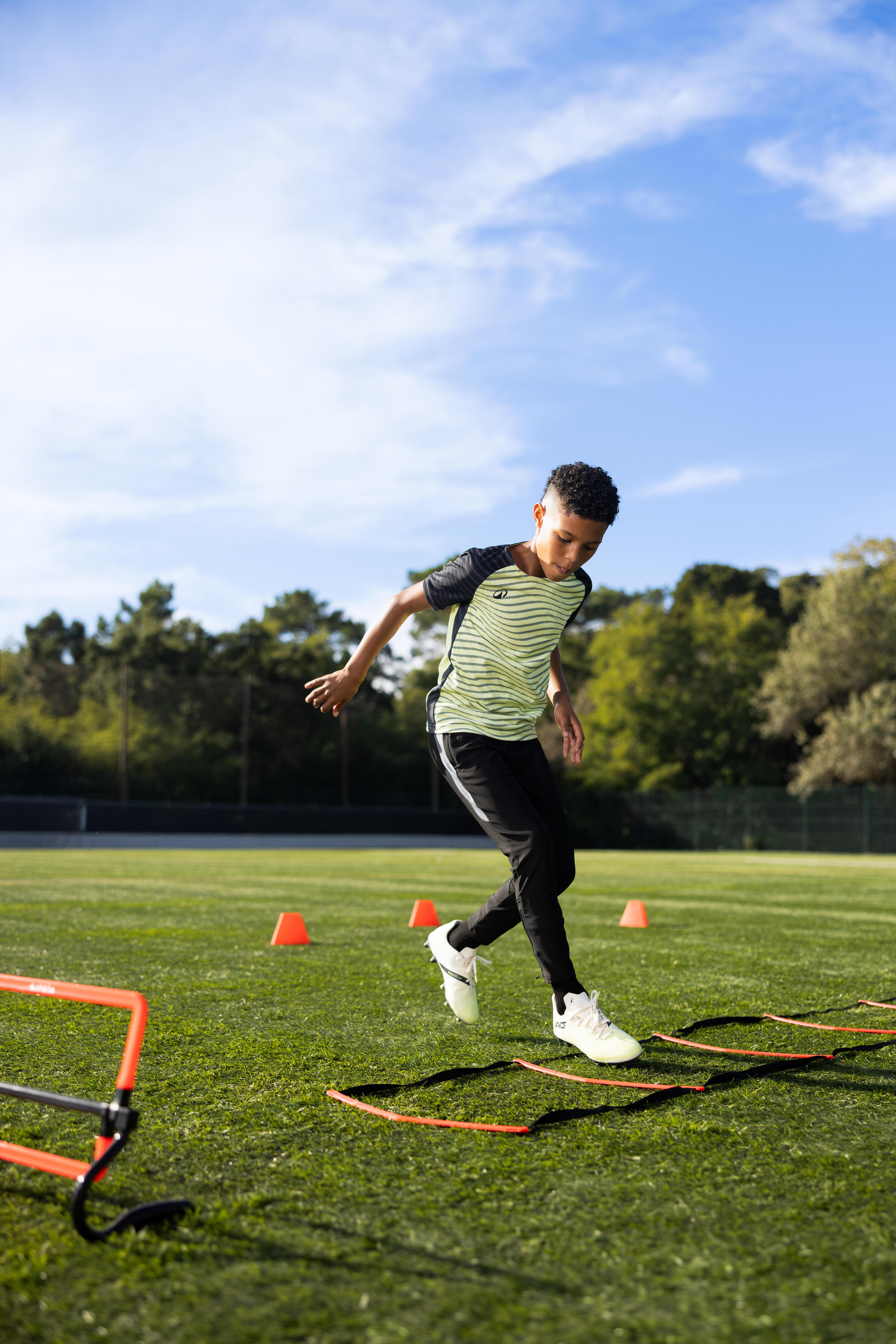 Maillot de soccer à manches courtes enfant, Viralto 9/10