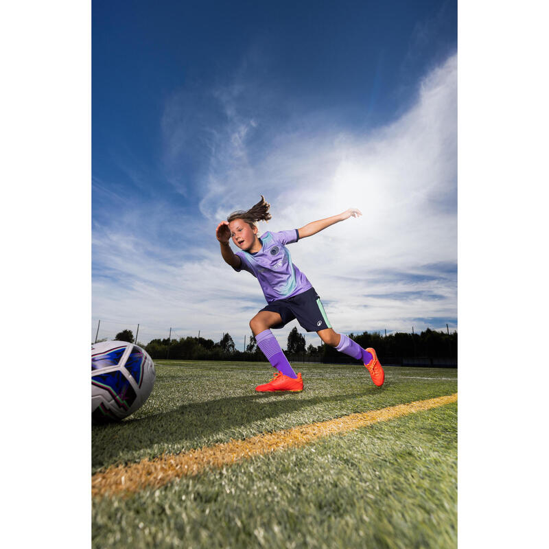 Çocuk Futbol Şortu - Lacivert/Yeşil - Viralto Kids