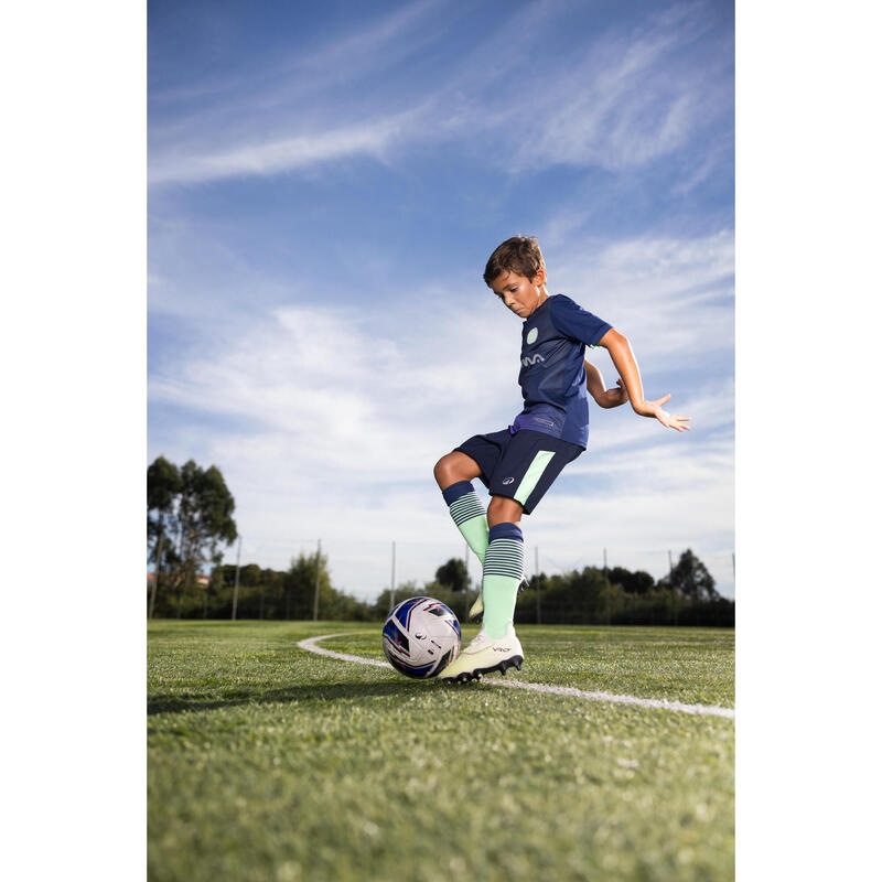 Çocuk Futbol Şortu - Lacivert/Yeşil - Viralto Kids