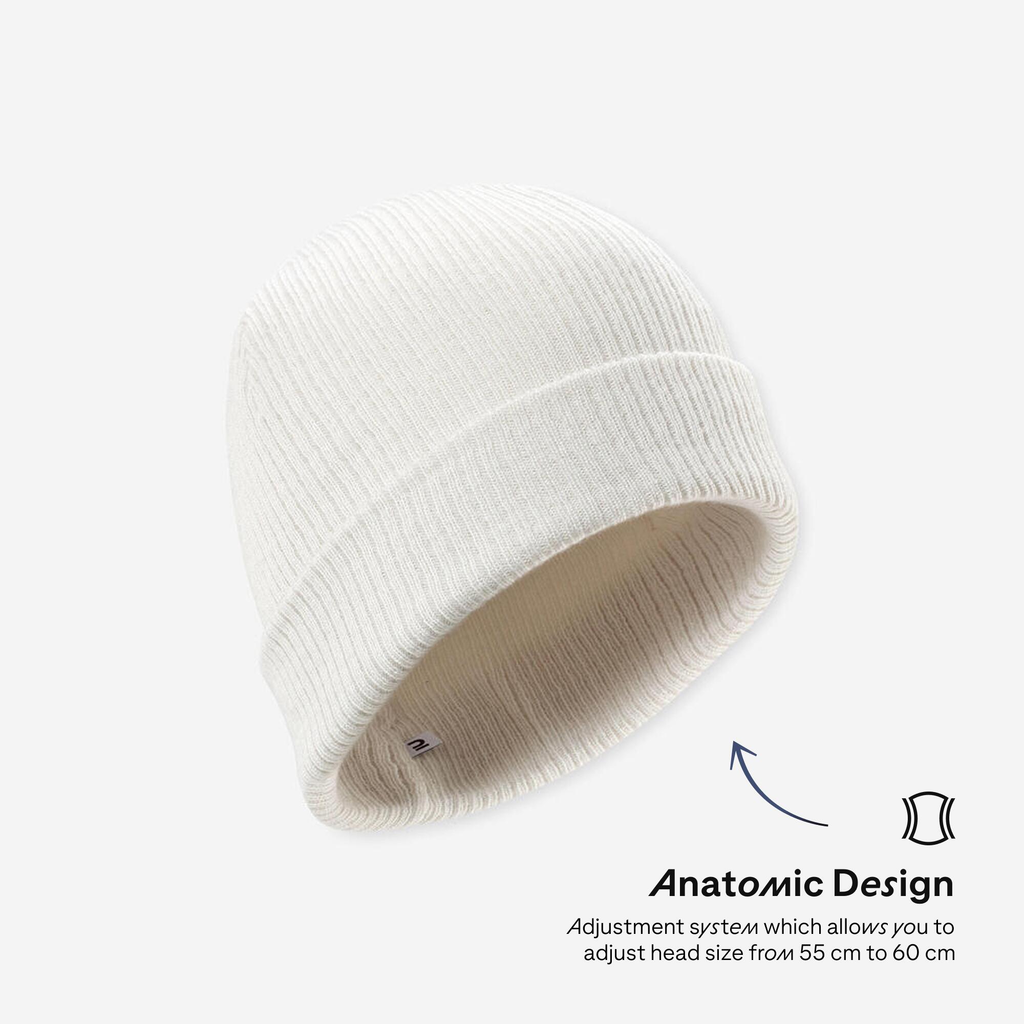 Adult ski fisherman hat - Light beige