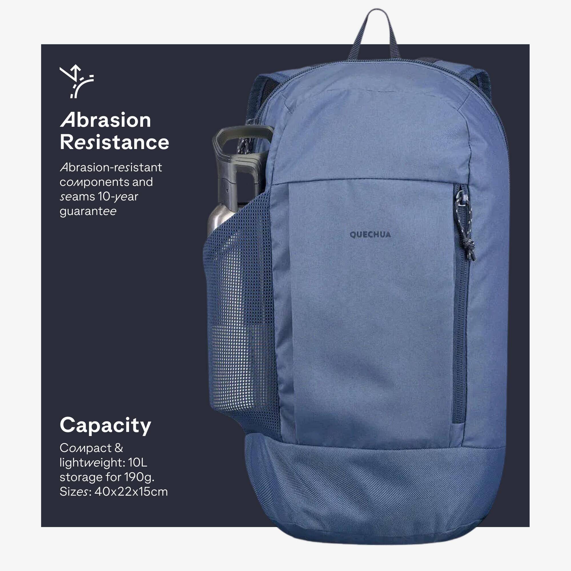 Arpenaz 100 10L hiking backpack - Blue -  3