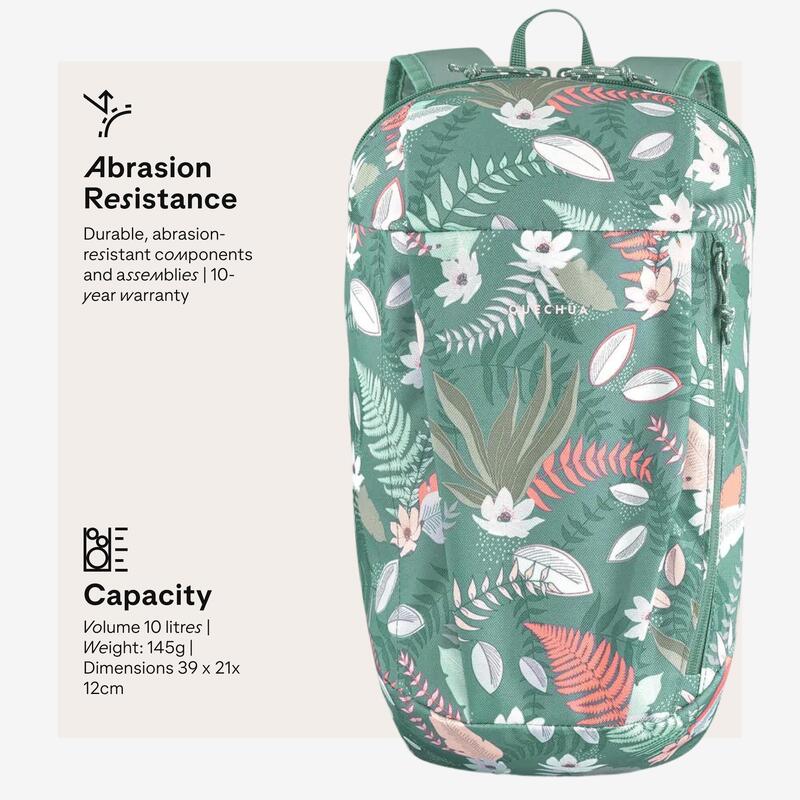 Outdoor Sırt Çantası - Yeşil - 10 L - Arpenaz 50